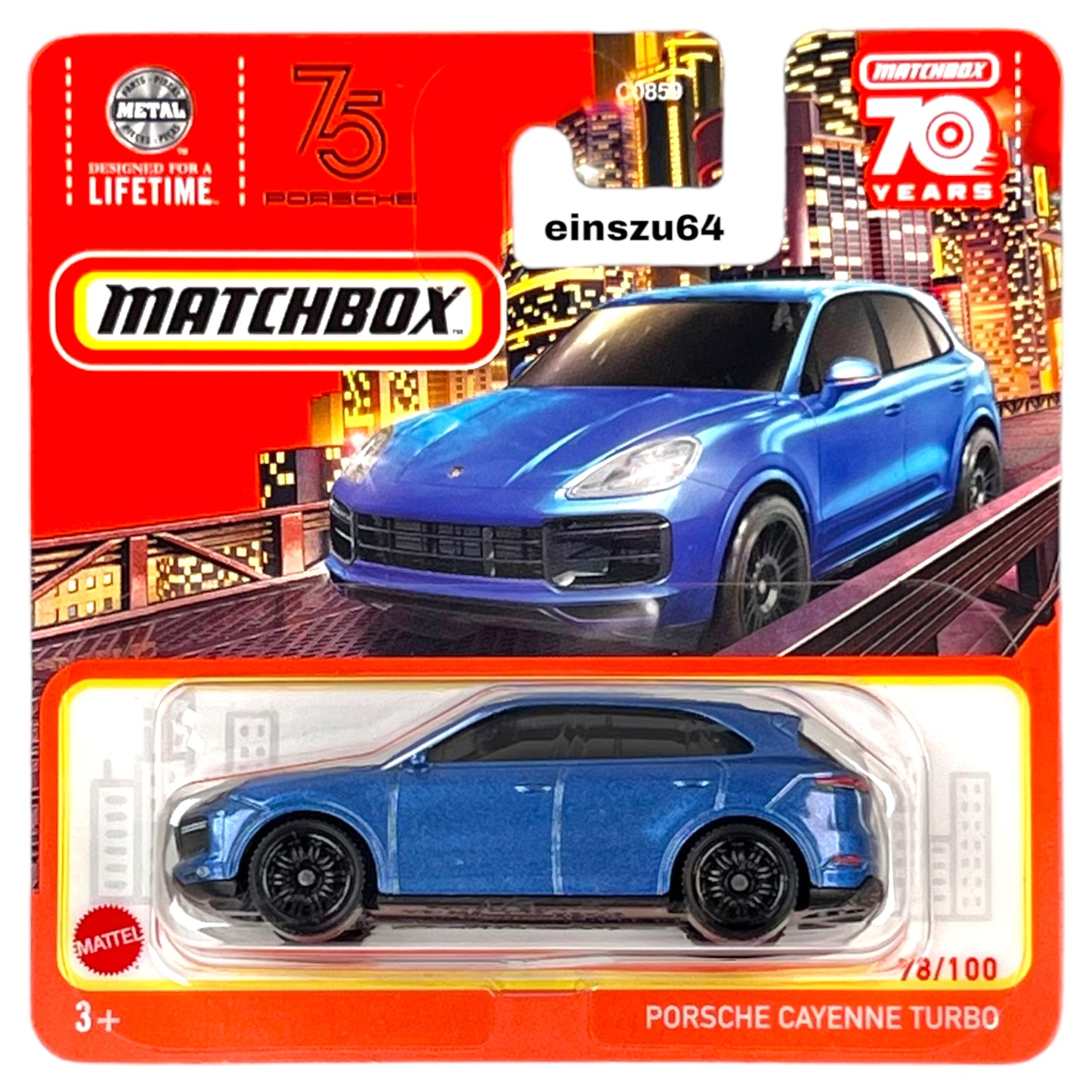 Matchbox 2023 - Porsche Cayenne Turbo - HLD01 - 78/100 - 1:64