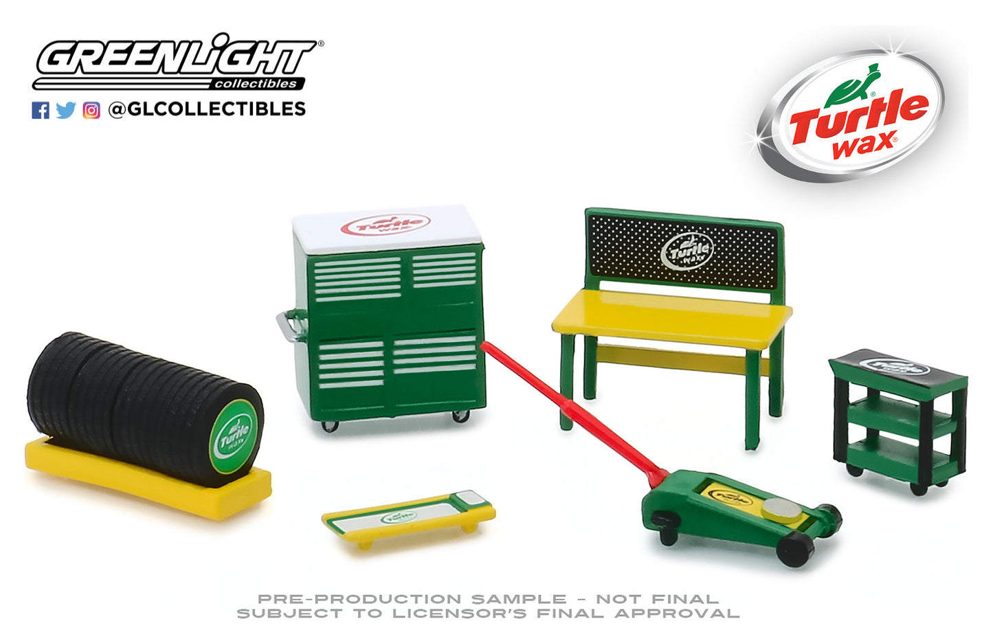Greenlight - Shop Tools - Turtle Wax - 16020-C - 1:64 - Werkstatt Set