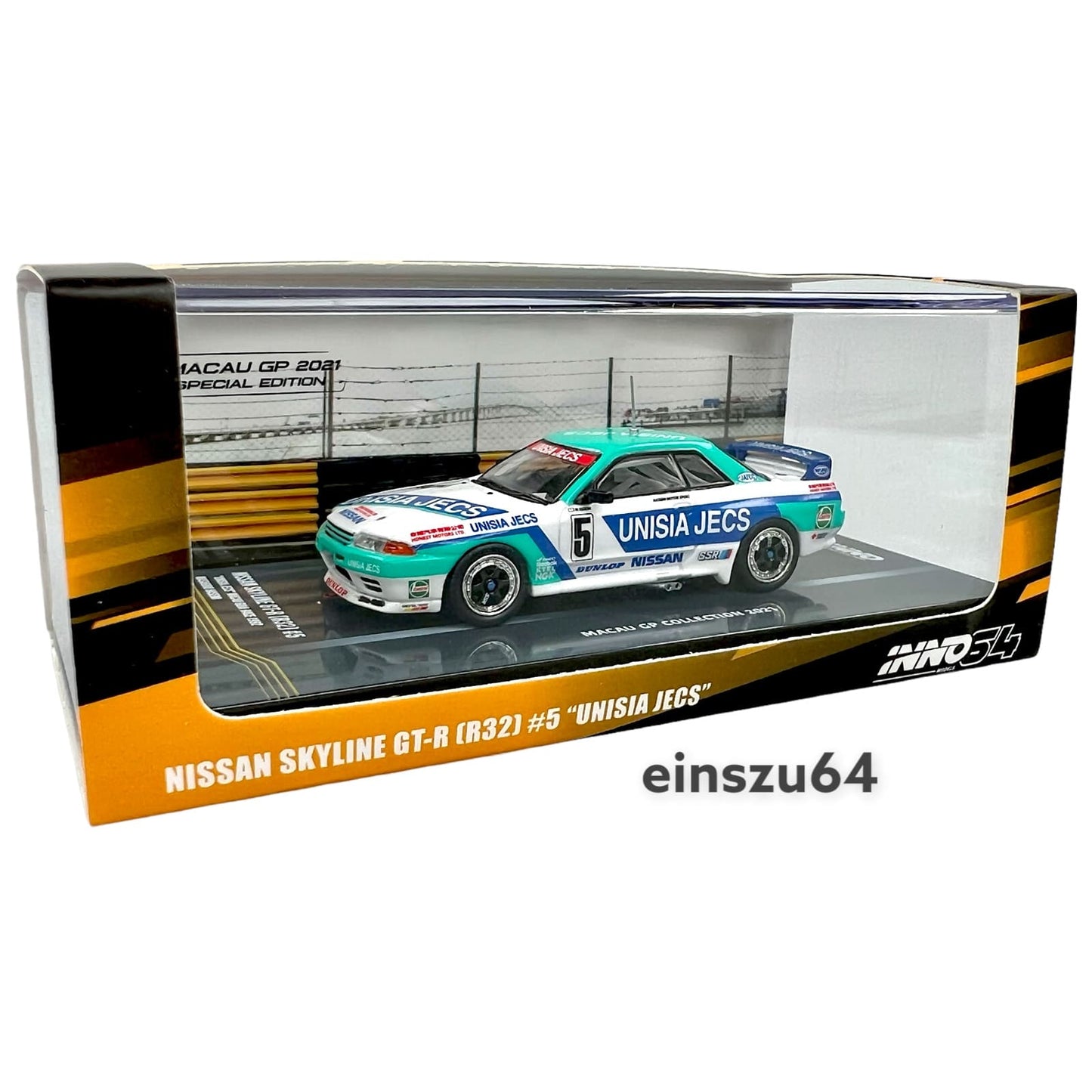 INNO64 - 1992 Nissan Skyline GTS-R (R32) Unisia Jecs - IN64-R32-MGP21HS - 1:64
