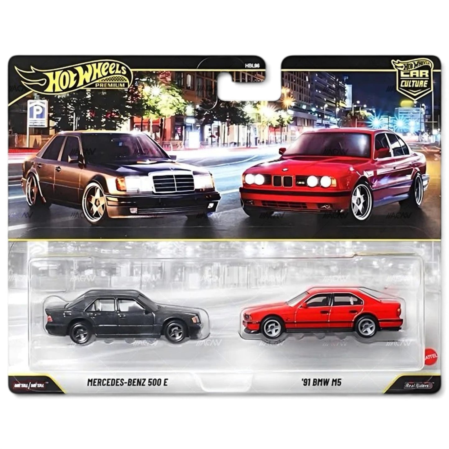 Hot Wheels 2027 - Pre-Order - 2-Pack - Mercedes-Benz 500 E - 1991 BMW M5
