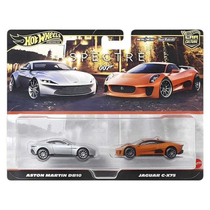 Hot Wheels 2025 - Pre-Order - 2-Pack - Aston Martin DB10 & Jaguar C-X75 - JBL04