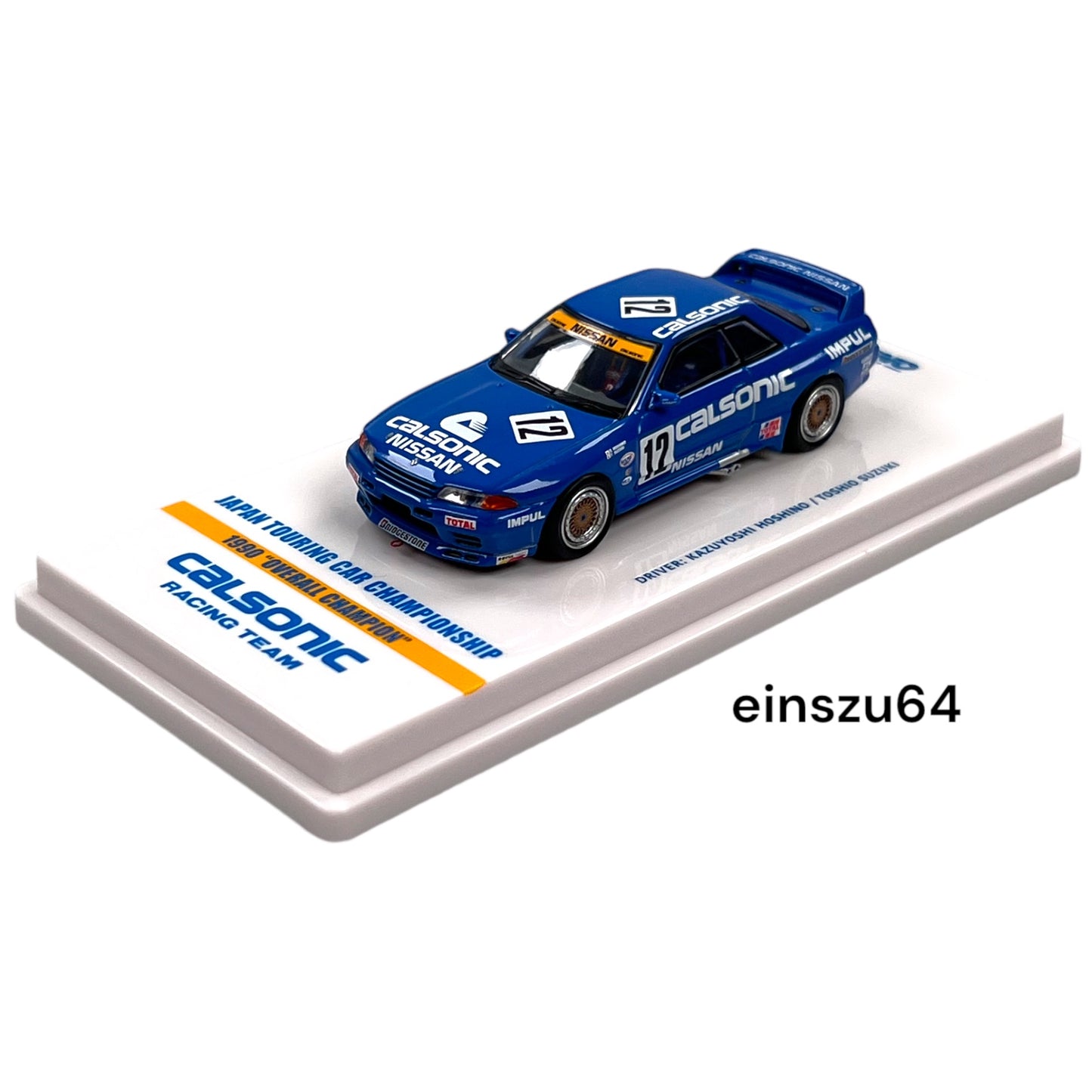 INNO64 - 1990 Nissan Skyline GTR R32 #12 Calsonic - IN64-R32-CASET90 - 1:64