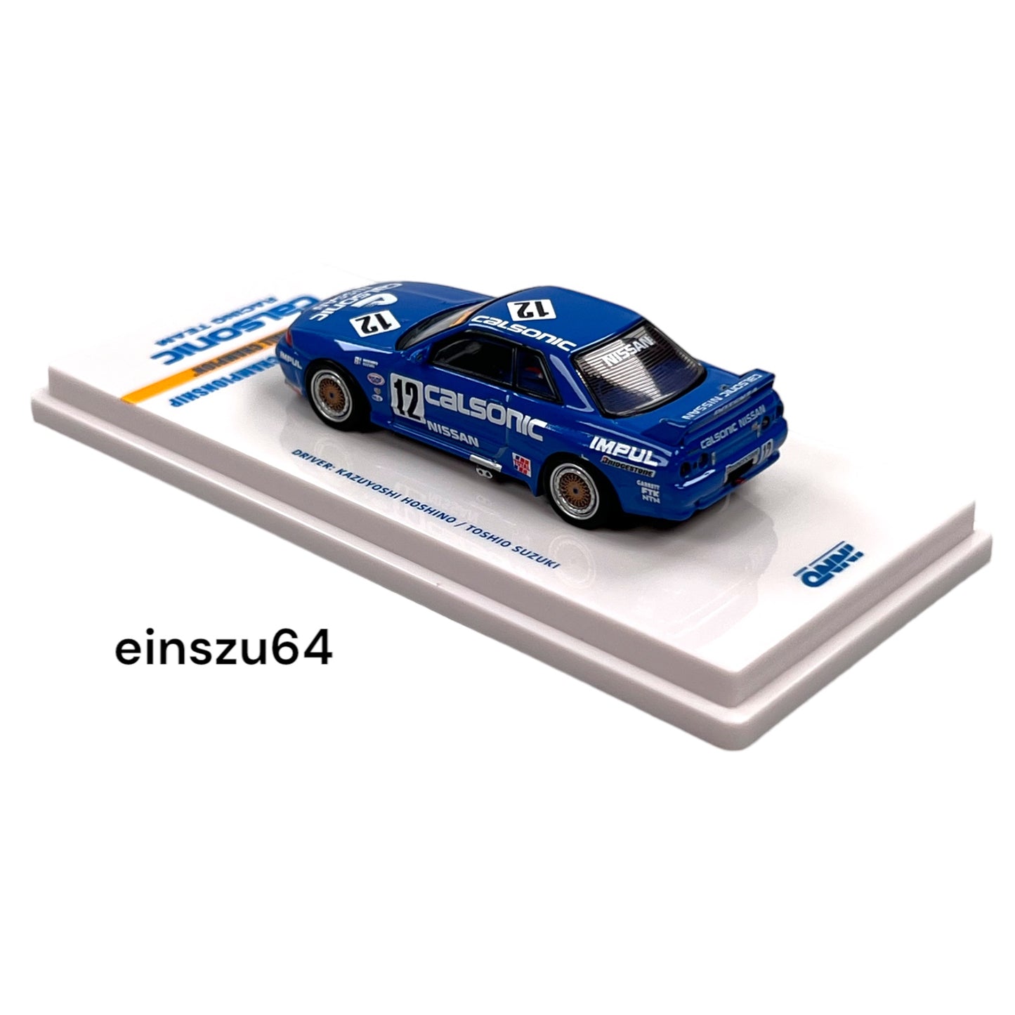 INNO64 - 1990 Nissan Skyline GTR R32 #12 Calsonic - IN64-R32-CASET90 - 1:64
