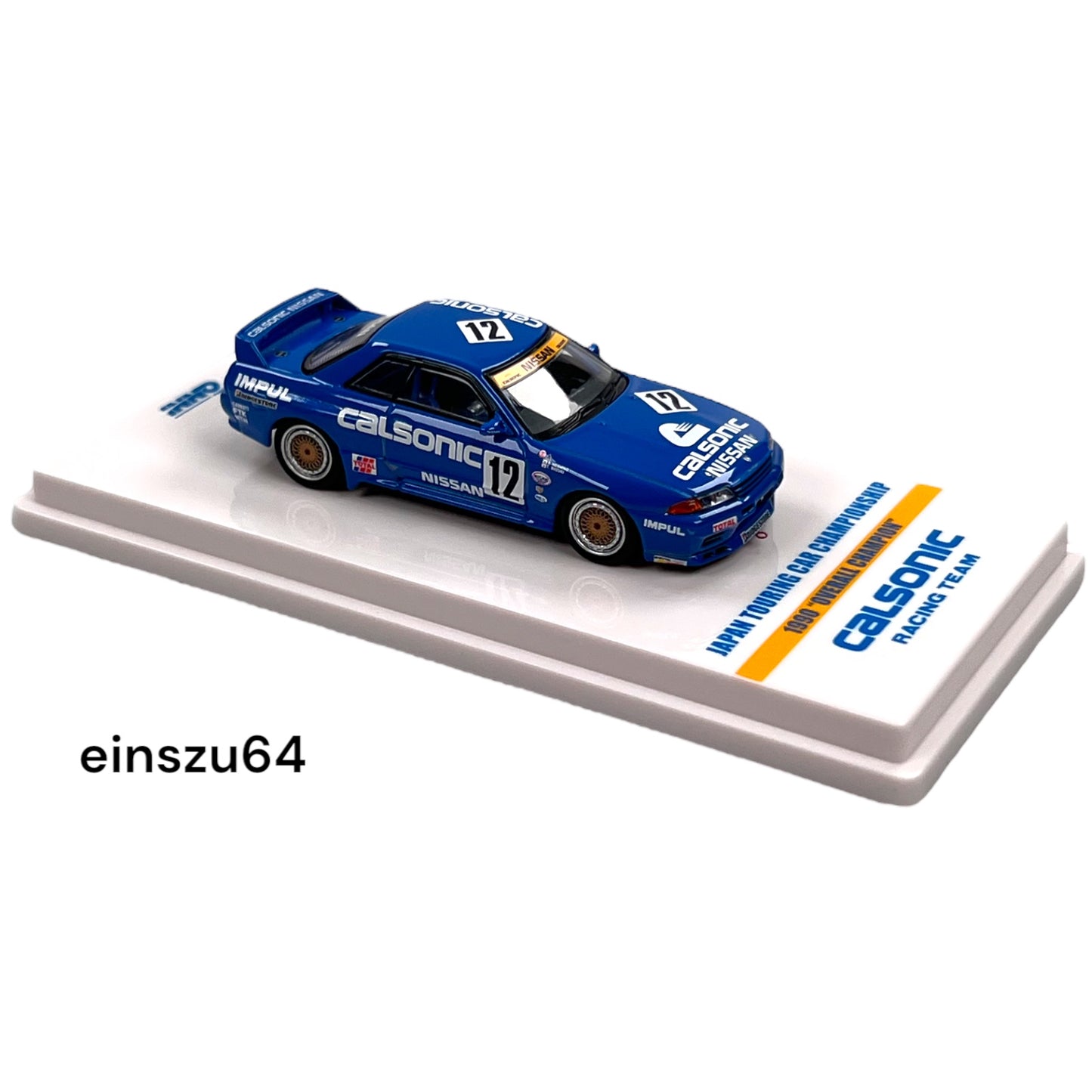 INNO64 - 1990 Nissan Skyline GTR R32 #12 Calsonic - IN64-R32-CASET90 - 1:64