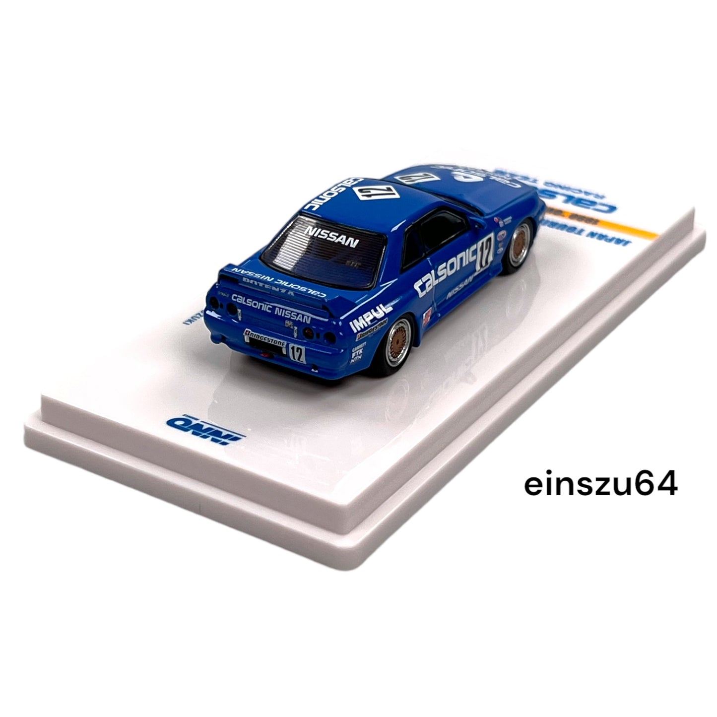 INNO64 - 1990 Nissan Skyline GTR R32 #12 Calsonic - IN64-R32-CASET90 - 1:64