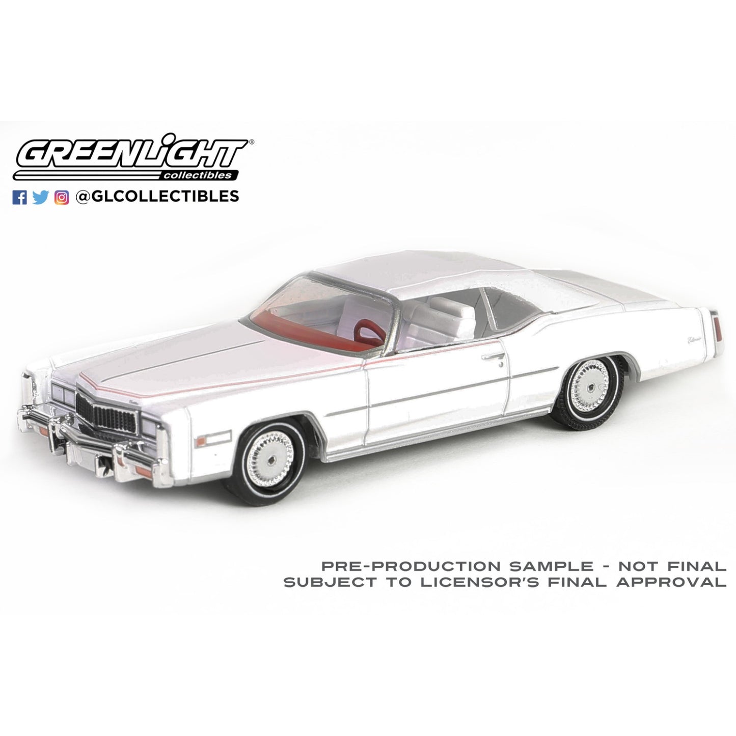 Greenlight - 1976 Cadillac Eldorado Convertible - Anniversary Edition - 28140-B