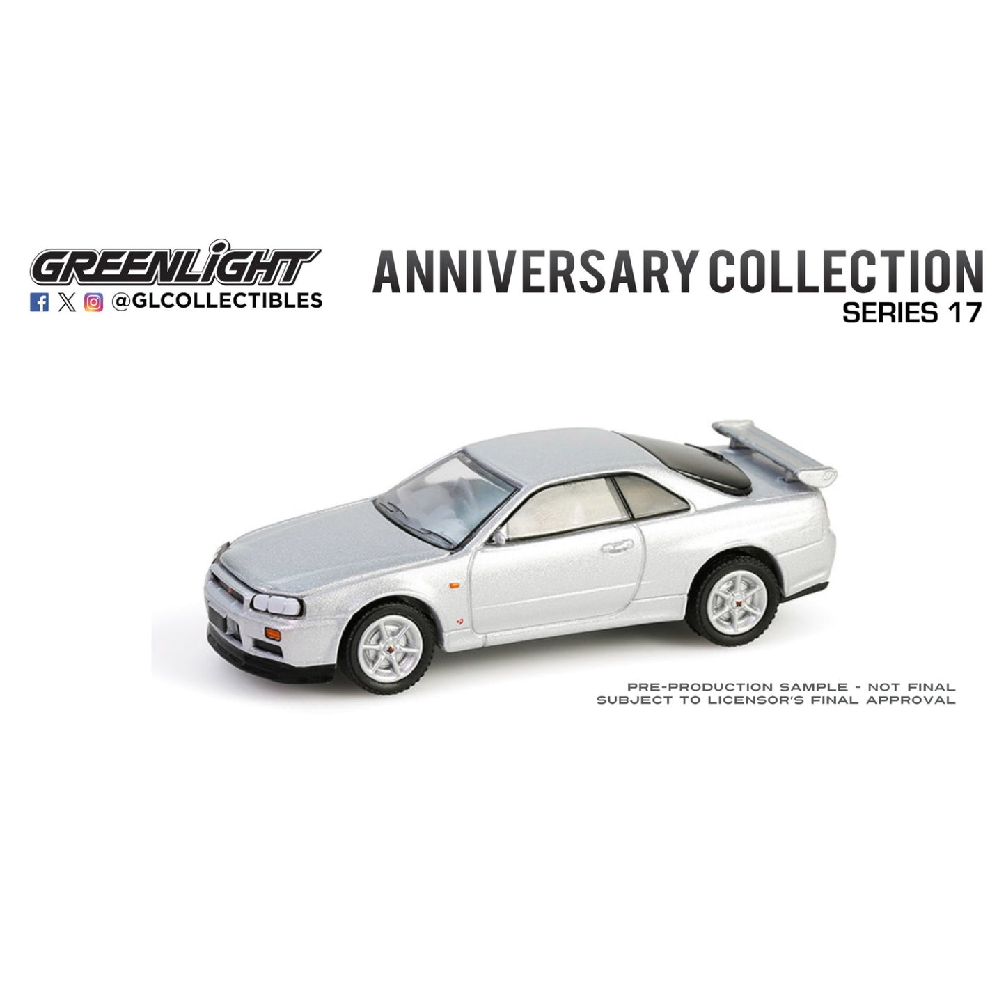 Greenlight - 1999 Nissan Skyline V-Spec (R34)- 25th Anniversary - 28160-E