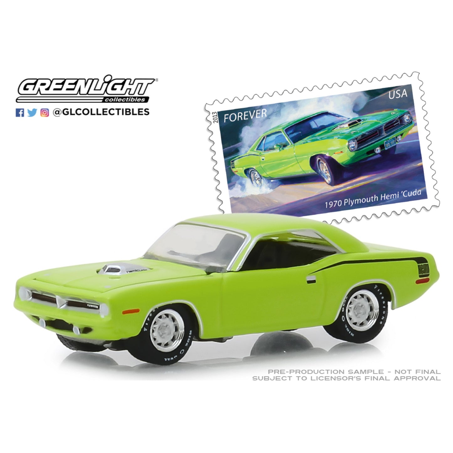 Greenlight - 1970 Plymouth Hemi Cuda - 30069 - Hobby Exclusive