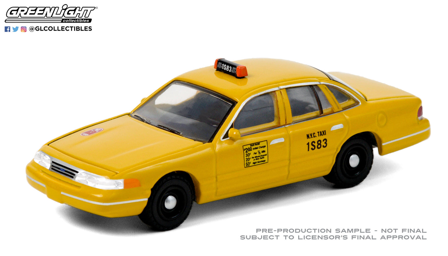 Greenlight - 1994 Ford Crown Victoria N.Y.C. Taxi - 30206 - Hobby Exclusive