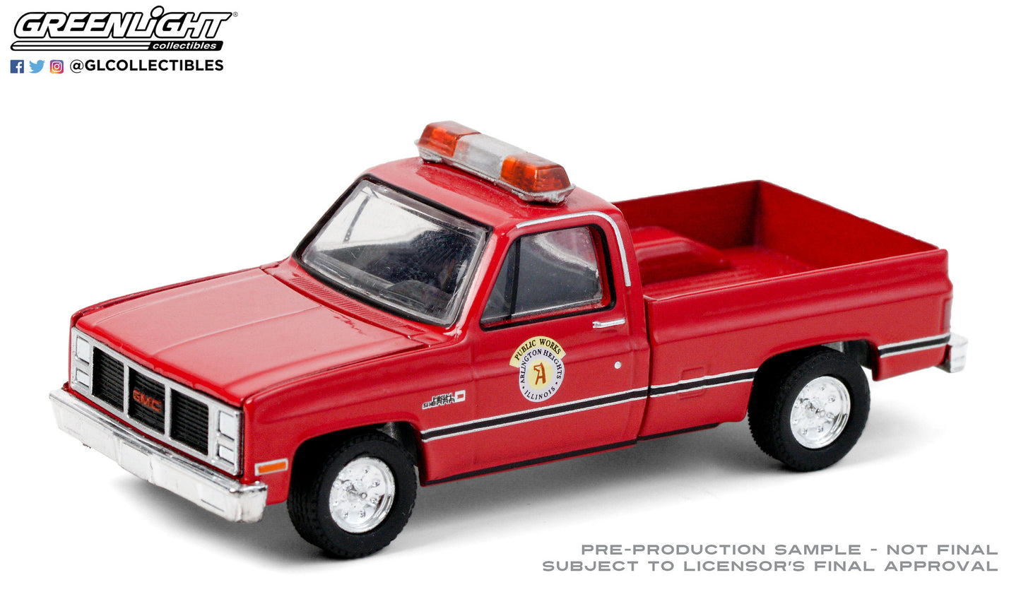 Greenlight - 1987 GMC High Sierra - Public Works - Illinois - 30213 - 1:64 - Hobby Exclusive (Kopie) (Kopie)