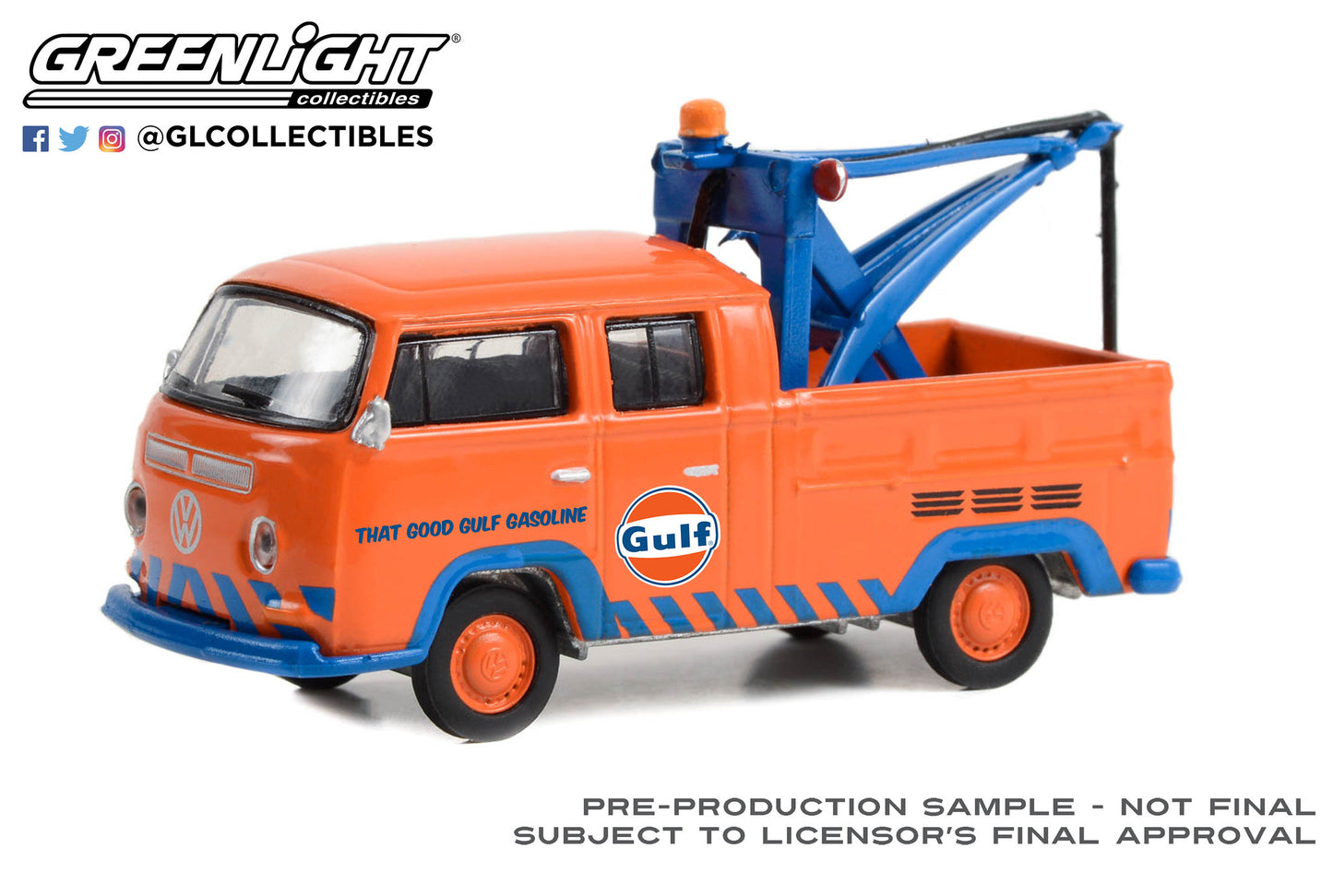 Greenlight - 1970 Volkswagen Double Cab Pickup *Gulf Oil * - Hobby Exclusive - 30412