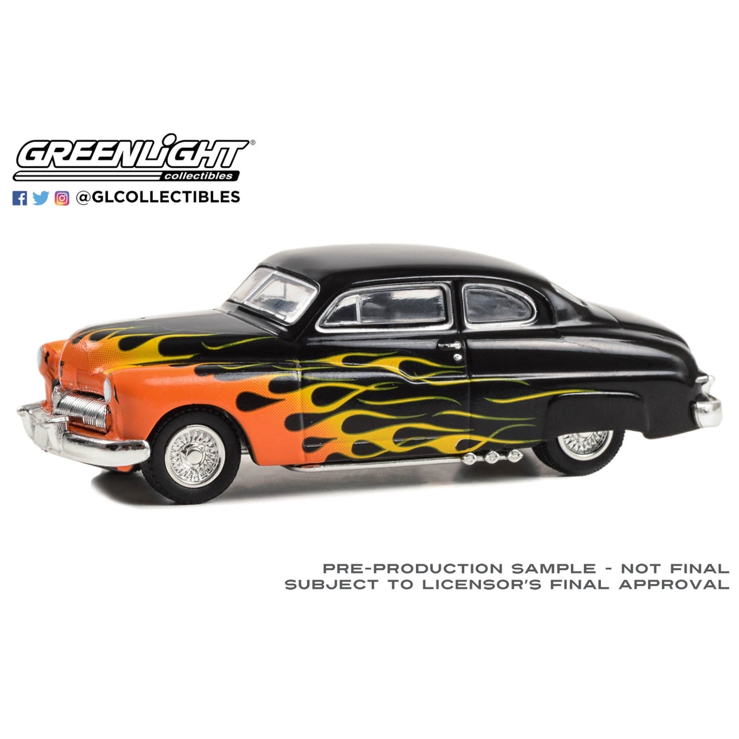 Greenlight - 1949 Mercury Eight - Flames Series - 30435 - Hobby Exclusive