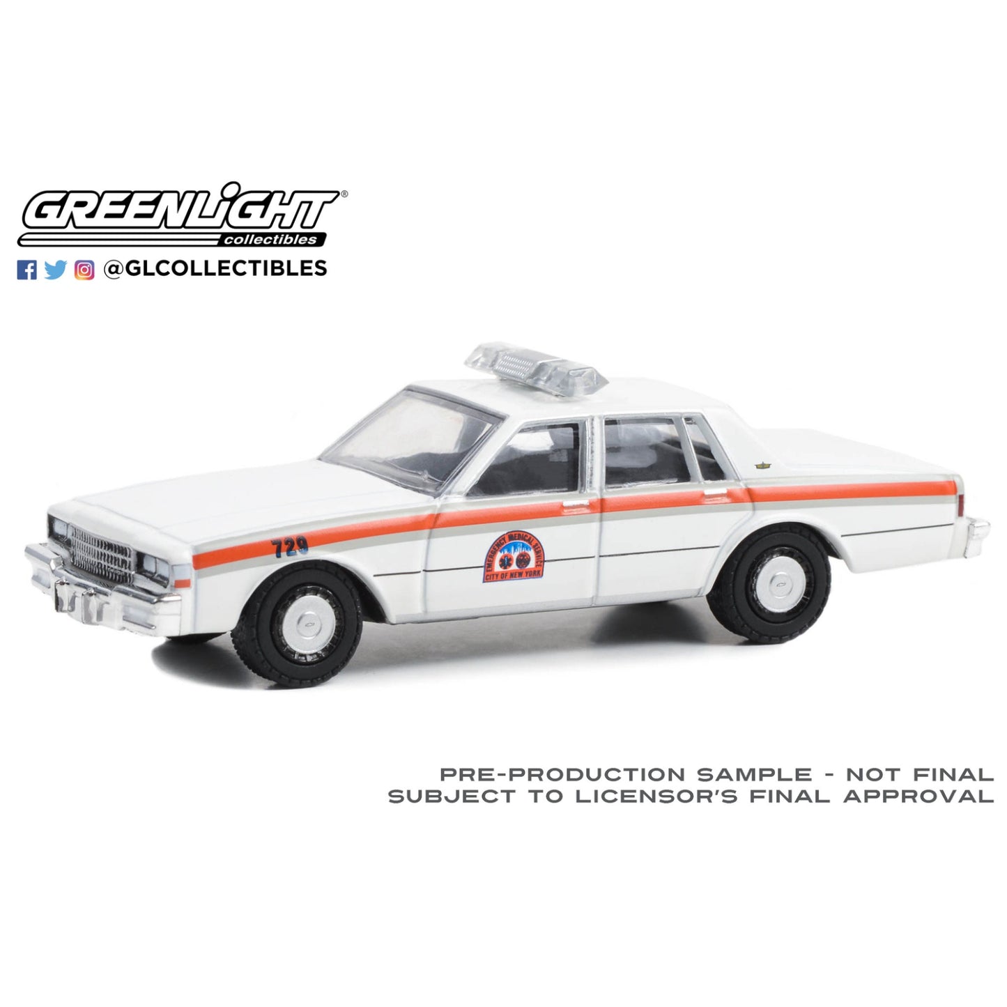 Greenlight - 1987 Chevrolet Caprice NYC EMS - 30442 - Hobby Exclusive