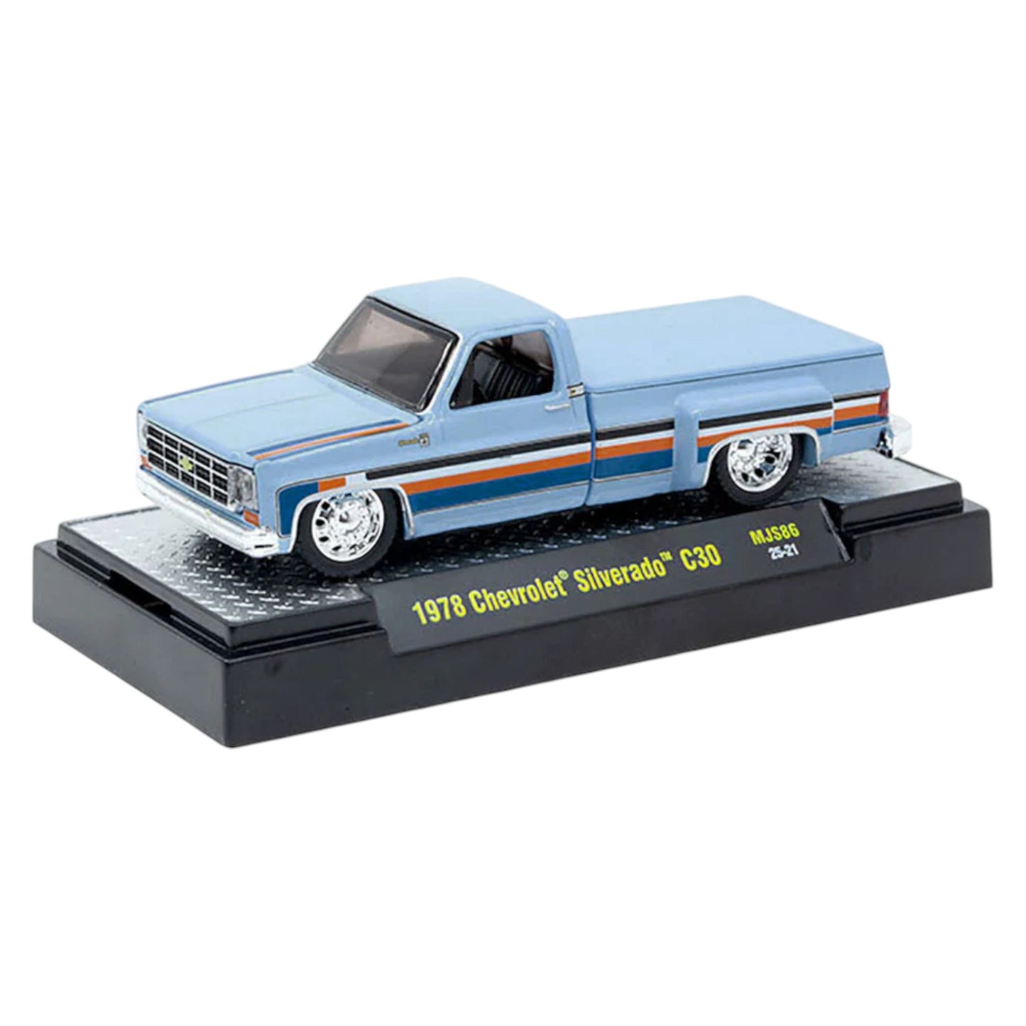 M2 Machines - 1978 Chevrolet Silverado 30 Custom *GULF* - 31500-MJS86