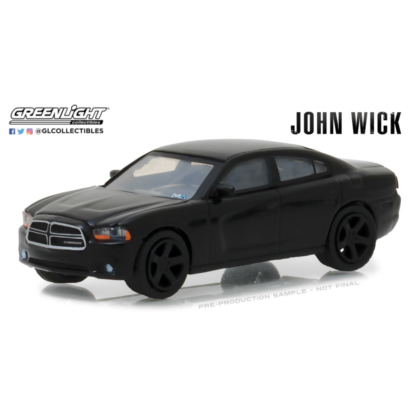 Greenlight - 2011 Dodge Charger - John Wick - 44790-E -Hollywood