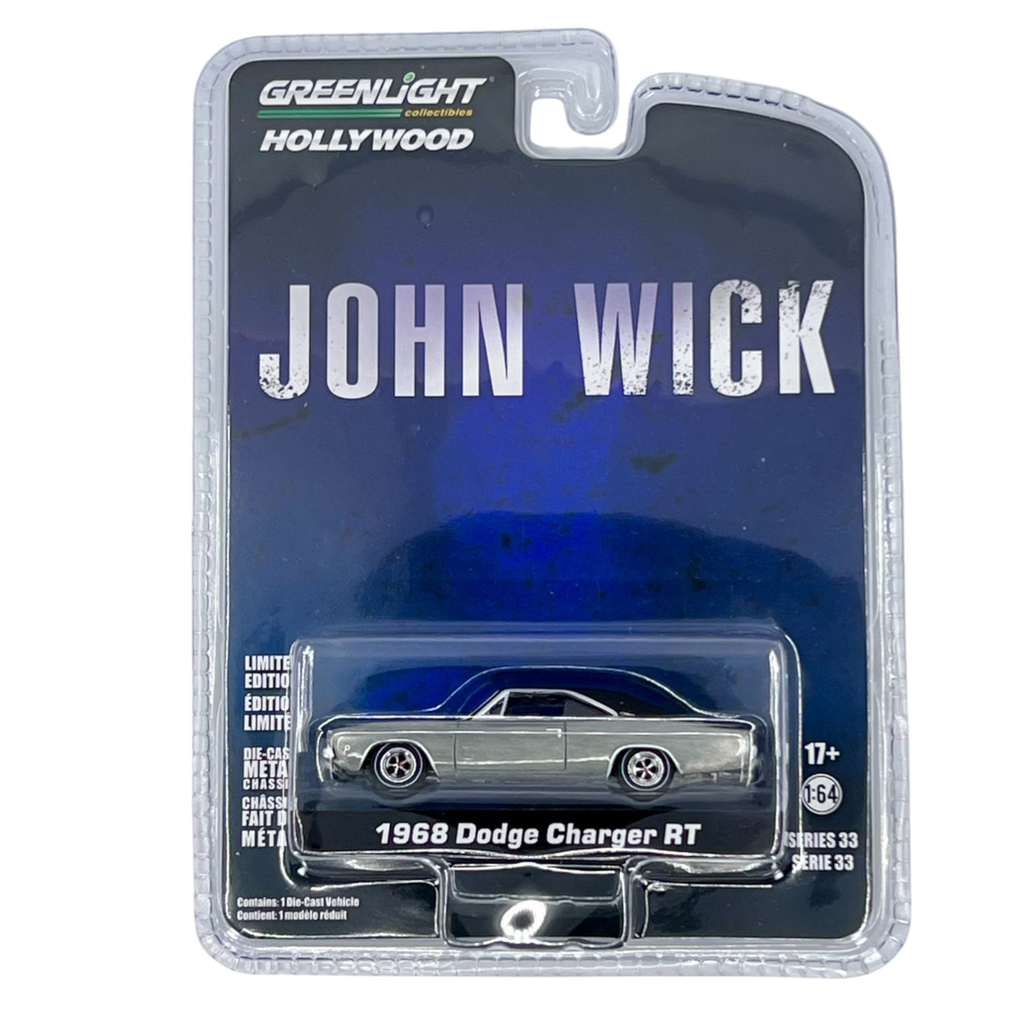 Greenlight - 1968 Dodge Charger R/T - John Wick - Chase Car - 44930-E - Hollywood 33
