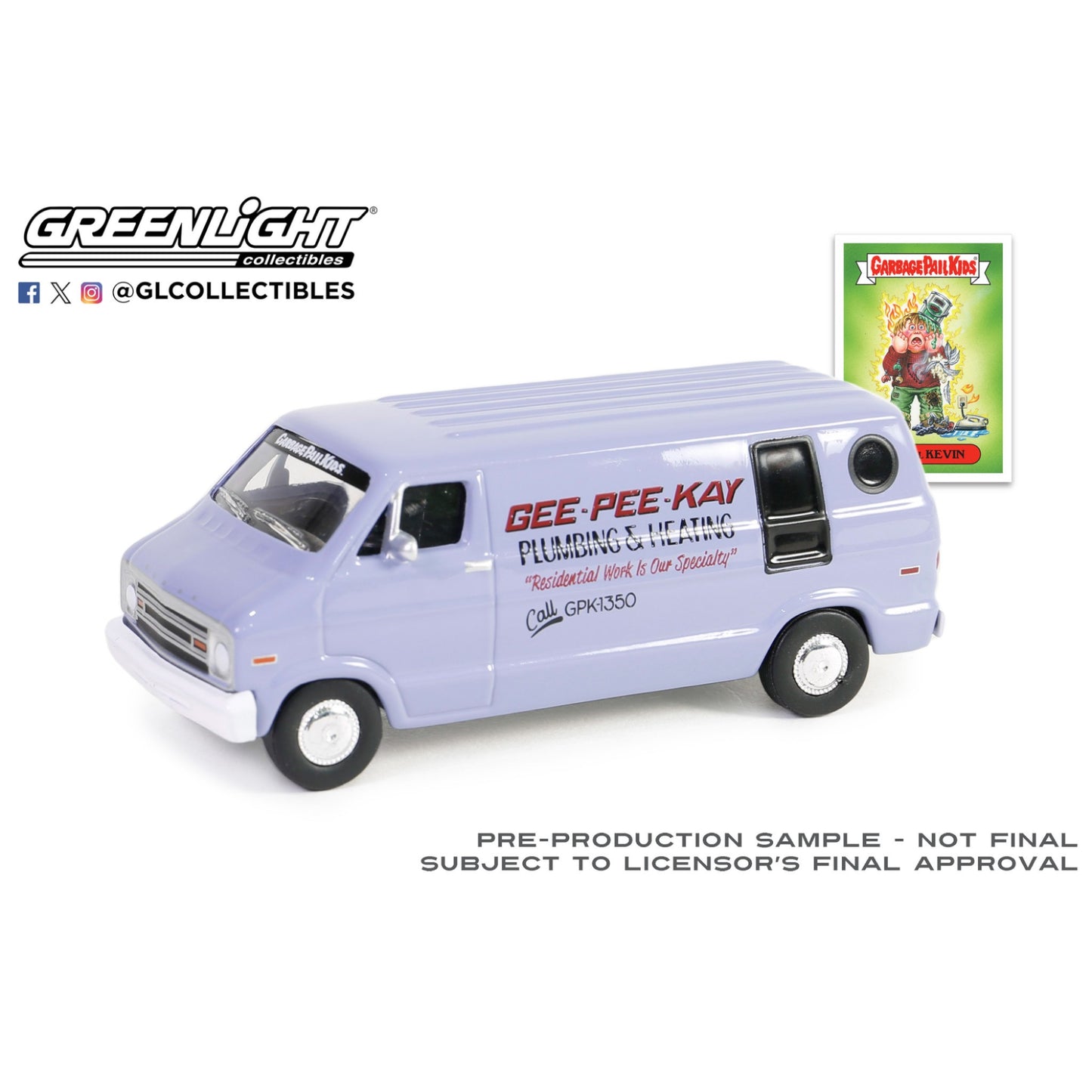 Greenlight - 1976 Dodge B-100 Plumbing & Heating - Kevin Home Alone - 54100-D