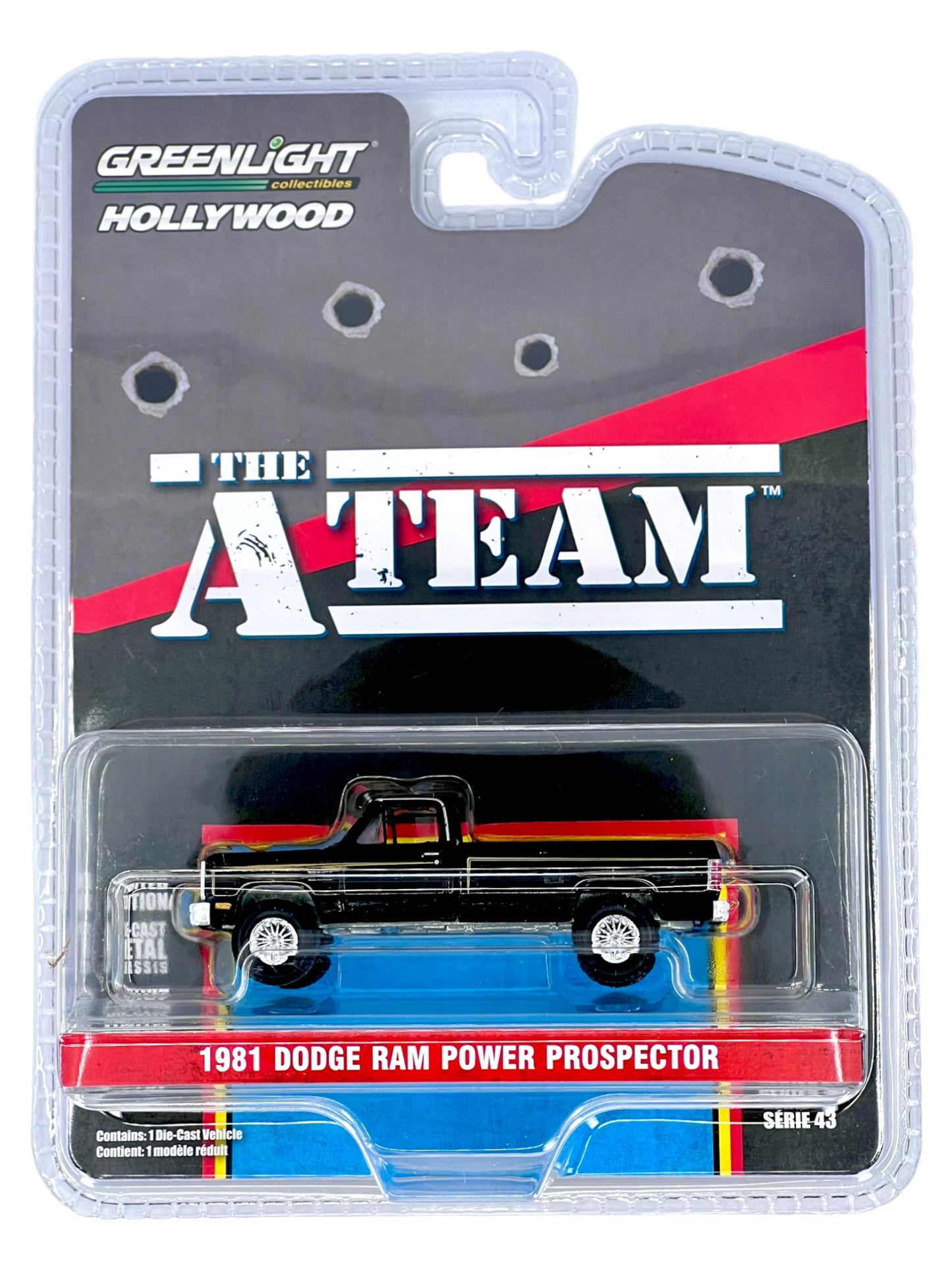 Greenlight - 1981 Dodge Power Ram Prospector- The A-Team (1983-87 TV Series) - 62040-C - Hollywood 43