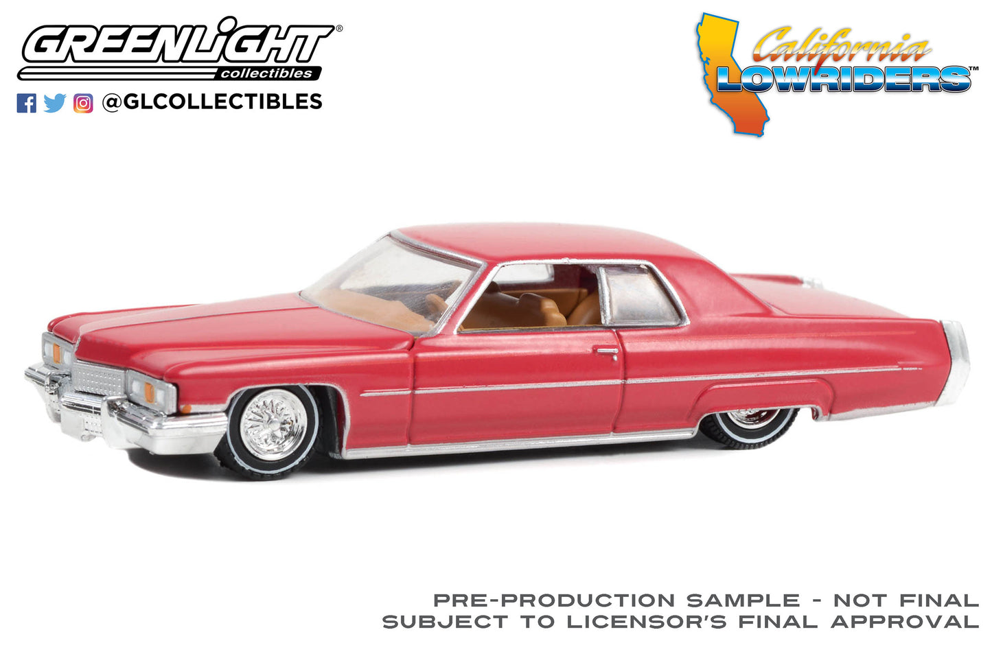 Greenlight - 1973 Cadillac Sedan deVille - California Lowriders 3 - 63040-E