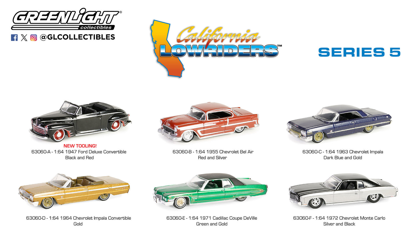 Greenlight - 1955 Cevrolet Bel Air - California Lowriders 5 - 63060-B