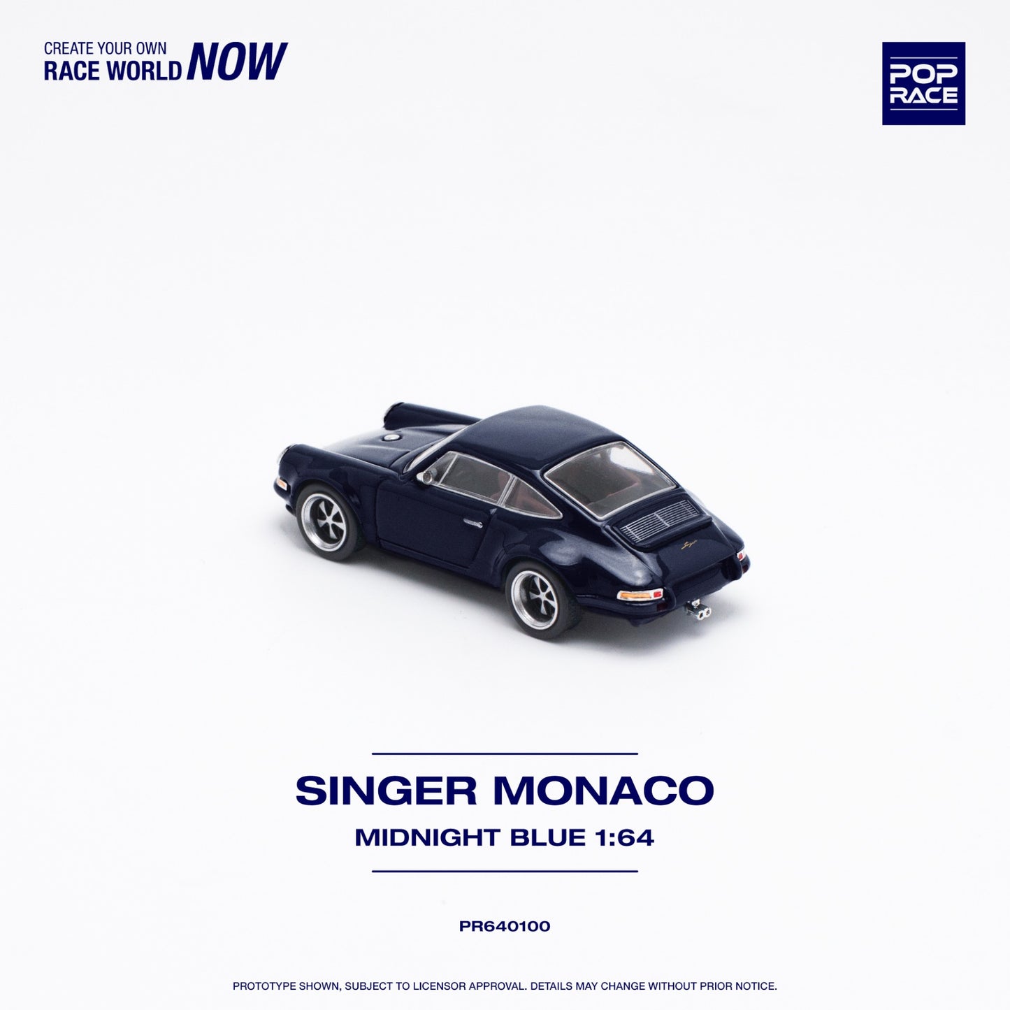 Pop Race - Singer Porsche, monaco midnight blue - PR640100 - 1:64