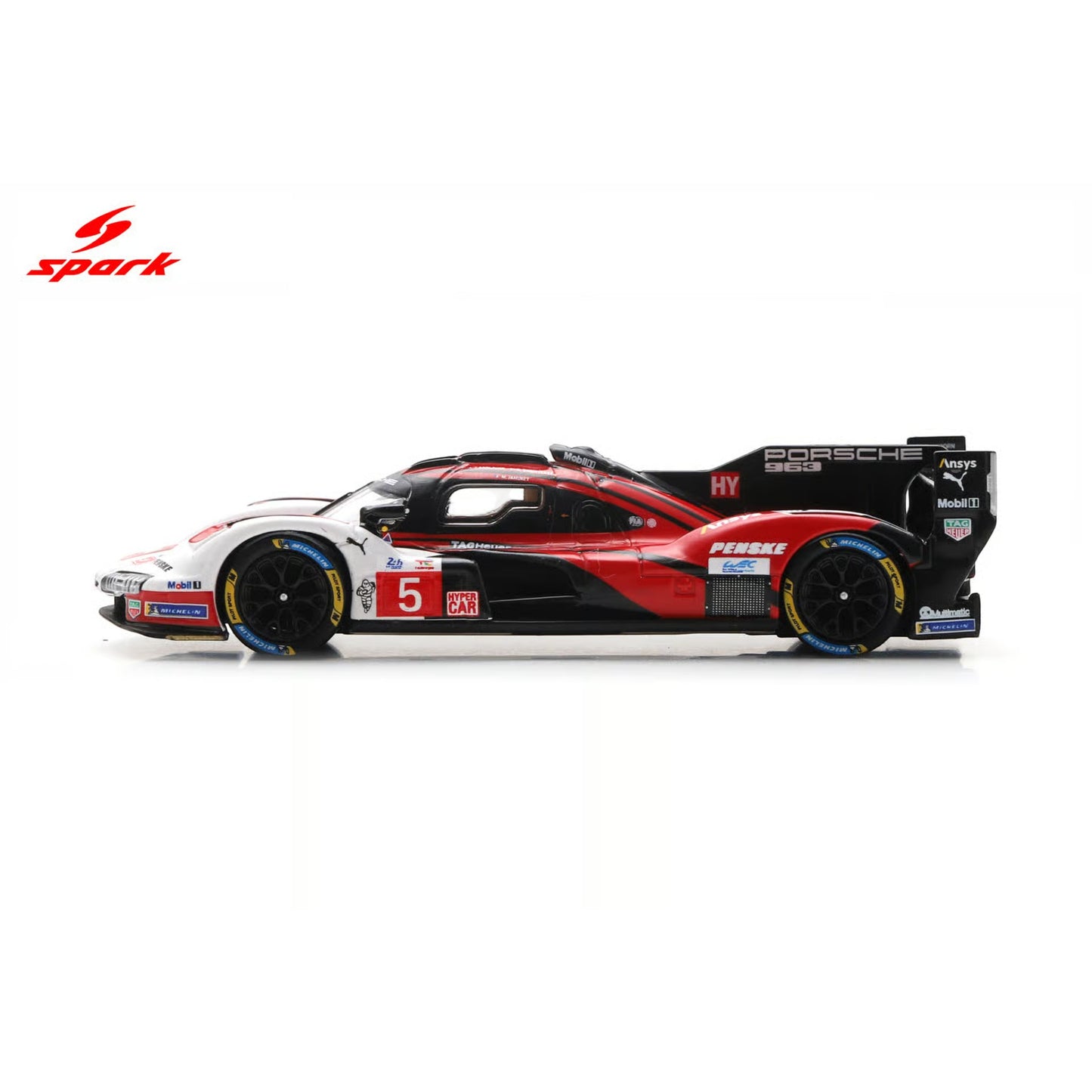 Spark 1:64 - Pre-Order - Porsche 963 No.5 PORSCHE PENSKE MOTORSPORT 6th Le Mans 24H 2025 J. Andlauer - M. Christensen - M. Jaminet - 64S063