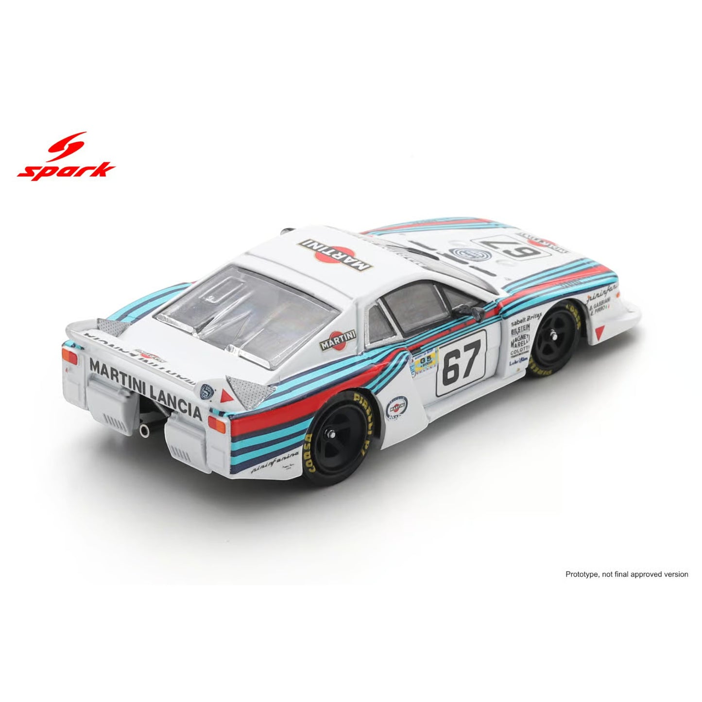 Spark 1:64 - Pre-Order - Lancia Beta Montecarlo Turbo No.67 Le Mans 24H 1981 B. Gabbiani - E. Pirro - 64S152