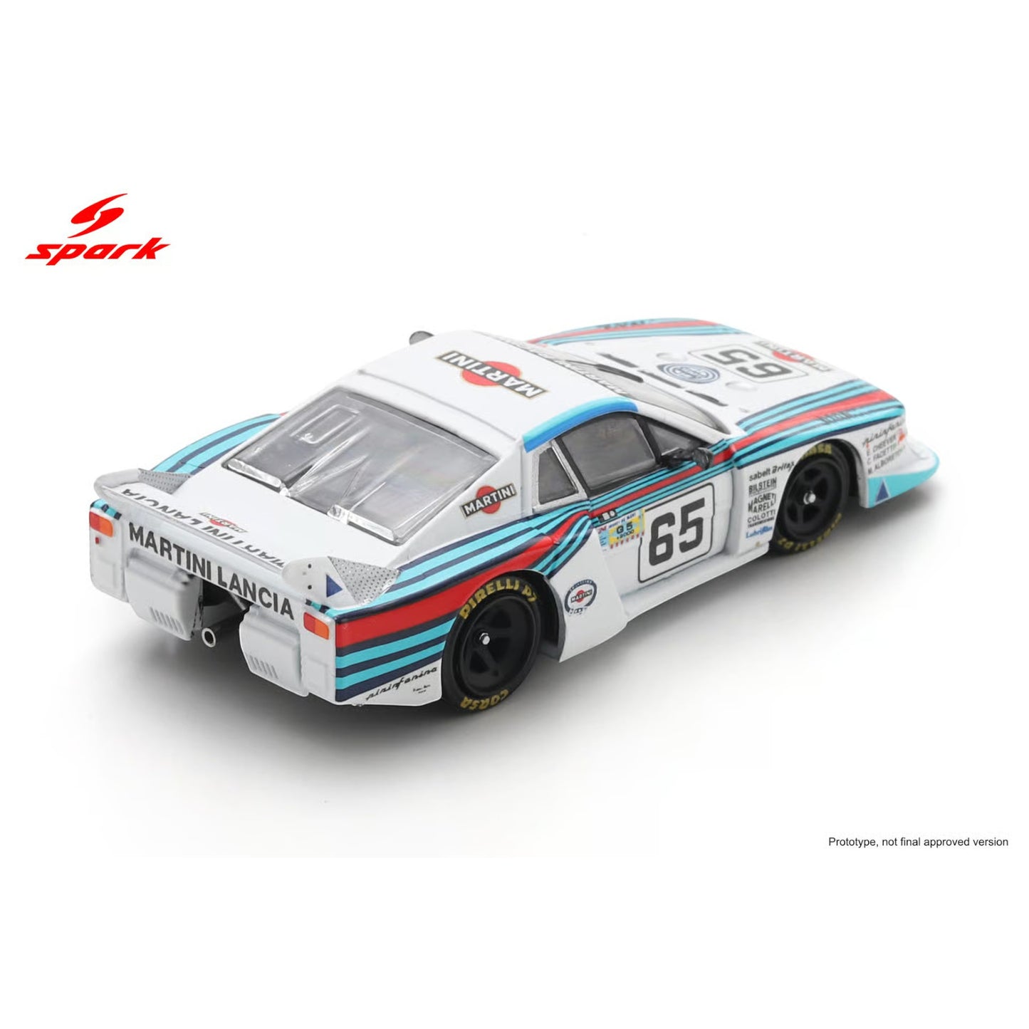 Spark 1:64 - Pre-Order - Lancia Beta Montecarlo Turbo No.65 Le Mans 24H 1981 E. Cheever - M. Alboreto - C. Facetti - 64S154