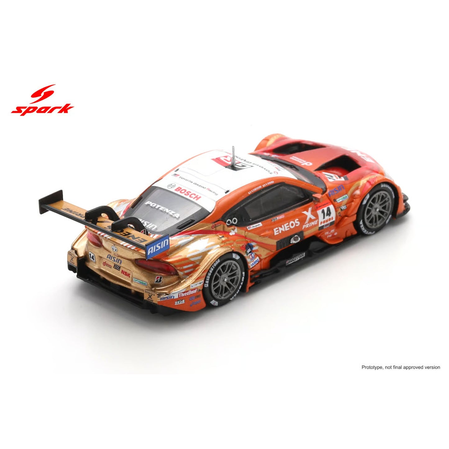 Spark 1:64 - Pre-Order - ENEOS X PRIME GR Supra TGR TEAM ENEOS ROOKIE No.14 GT500 SUPER GT 2025 K. Oshima - N. Fukuzumi - 64SGT25014