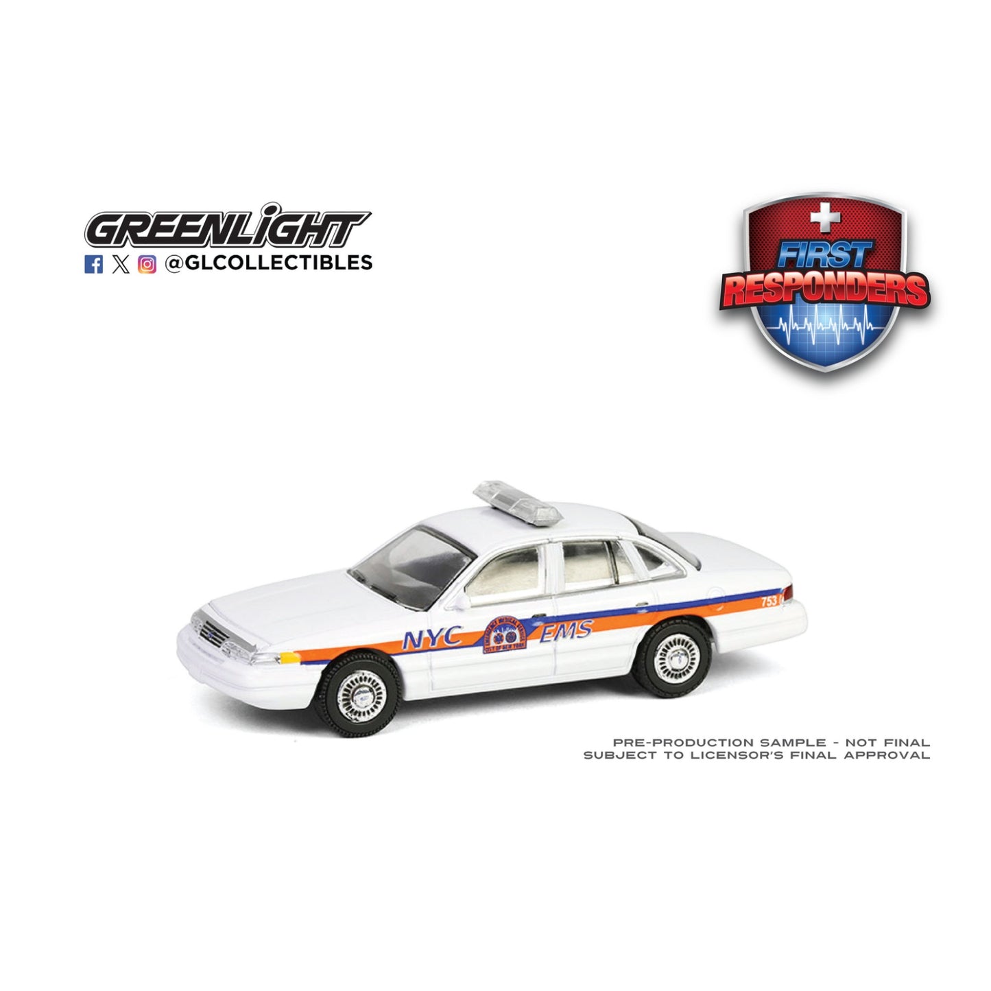 Greenlight - 1994 Ford Crown Victoria VNYC EMS *First Responders 2* - 67060-C