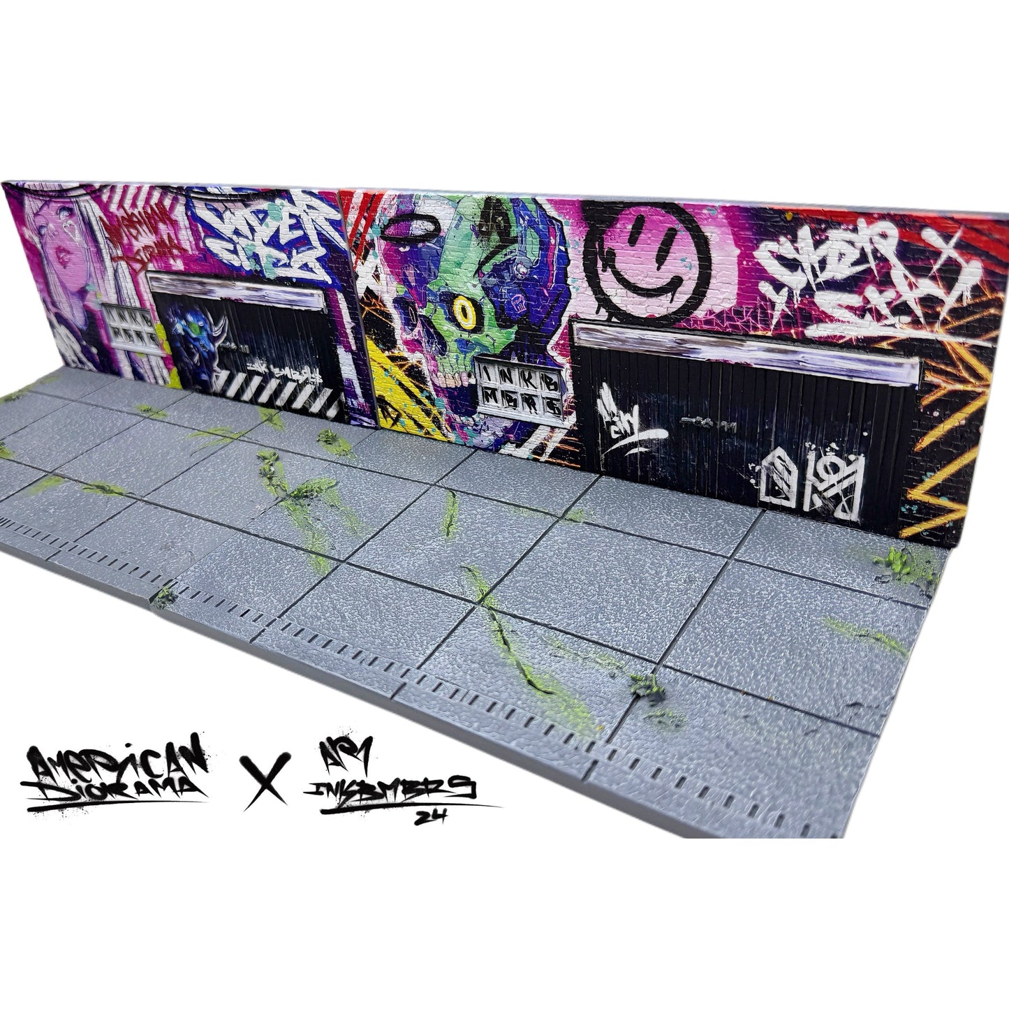 American Diorama - Pre-Order - Street Art Diorama - Cyber Punk B - AD-2459