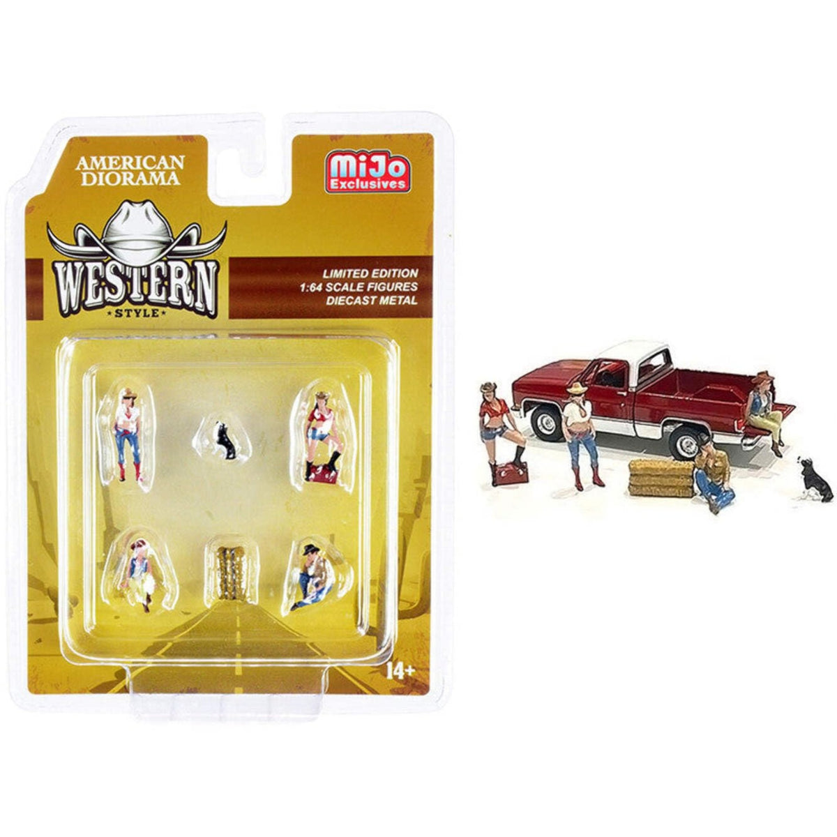 American Diorama - Western Style - Figure Set - AD-76485