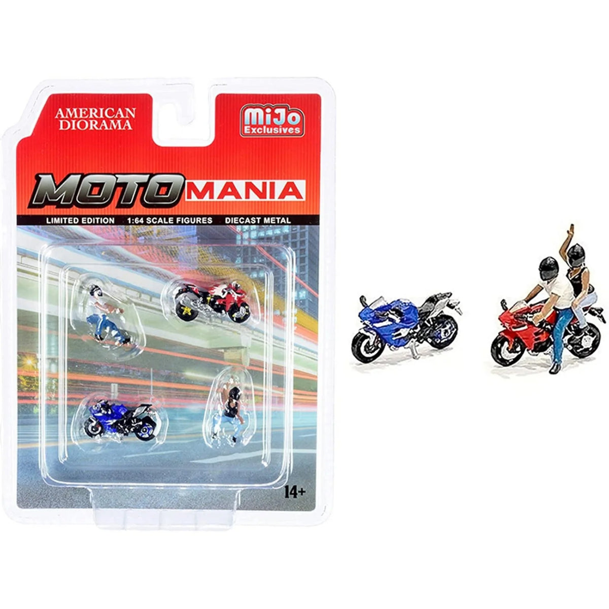 American Diorama - Moto Mania Bike + Figure Set - AD-76486