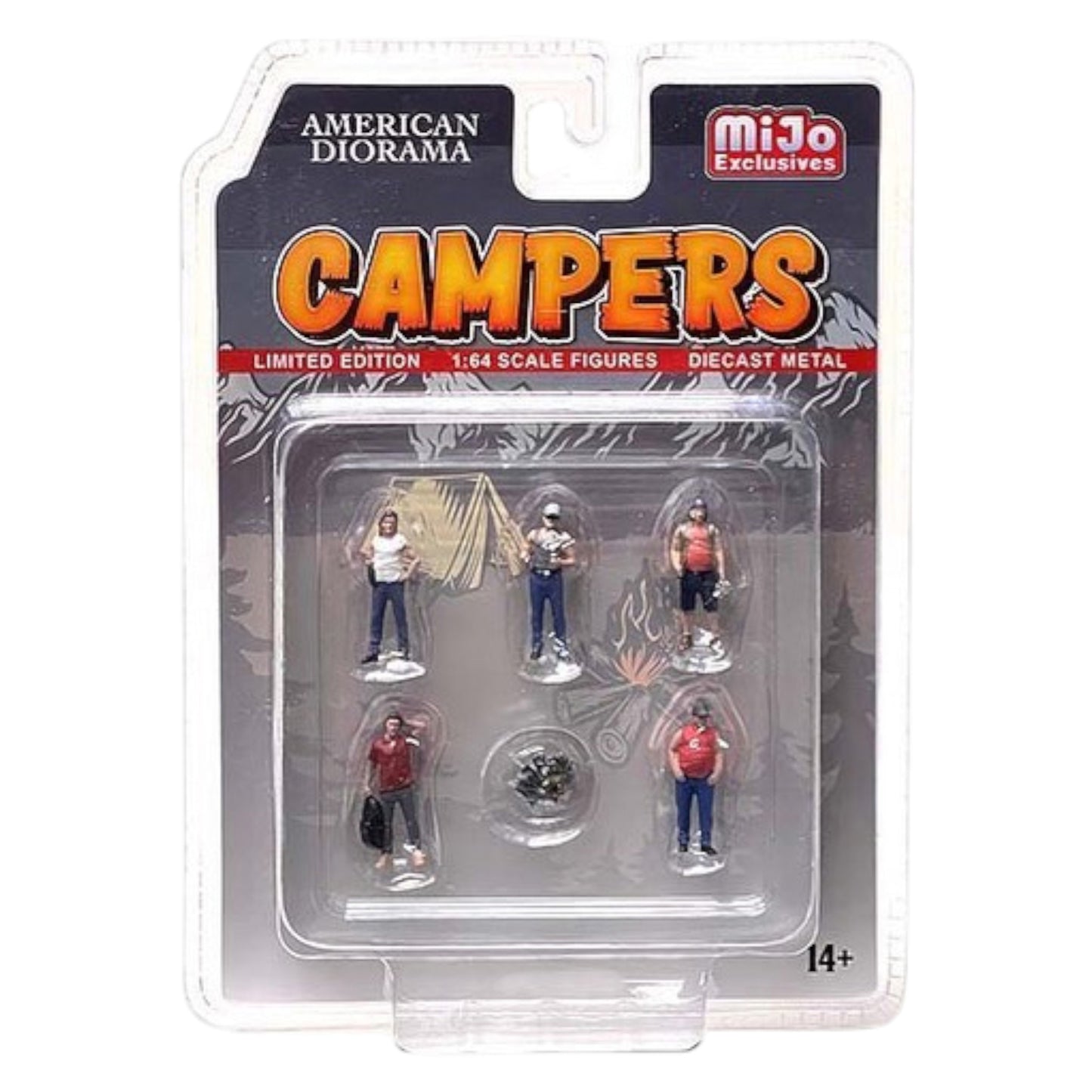 American Diorama - Campers Figure Set - AD-76489