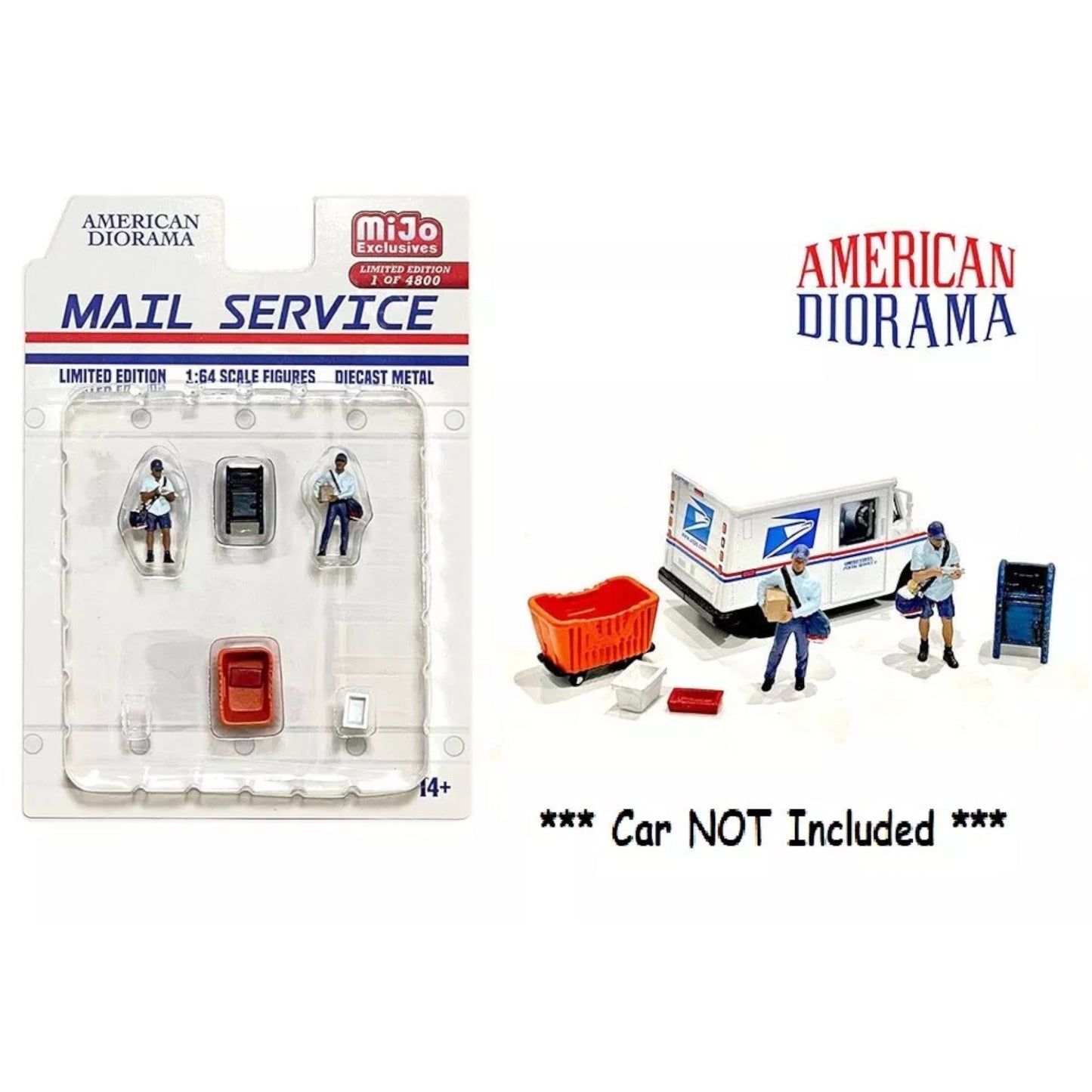 American Diorama - Mail Service Mijo Figure set - AD-76491-MJ - Mijo-Exclusive