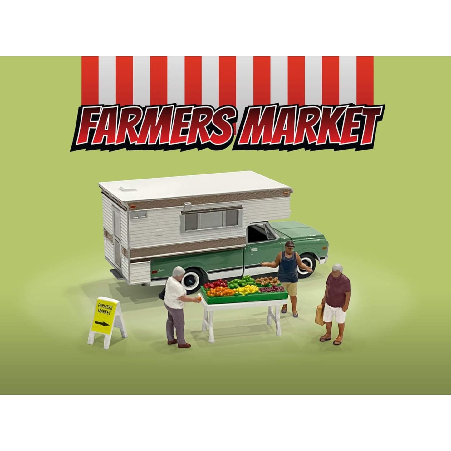 American Diorama - Farmers Market Figure Set - AD-76501