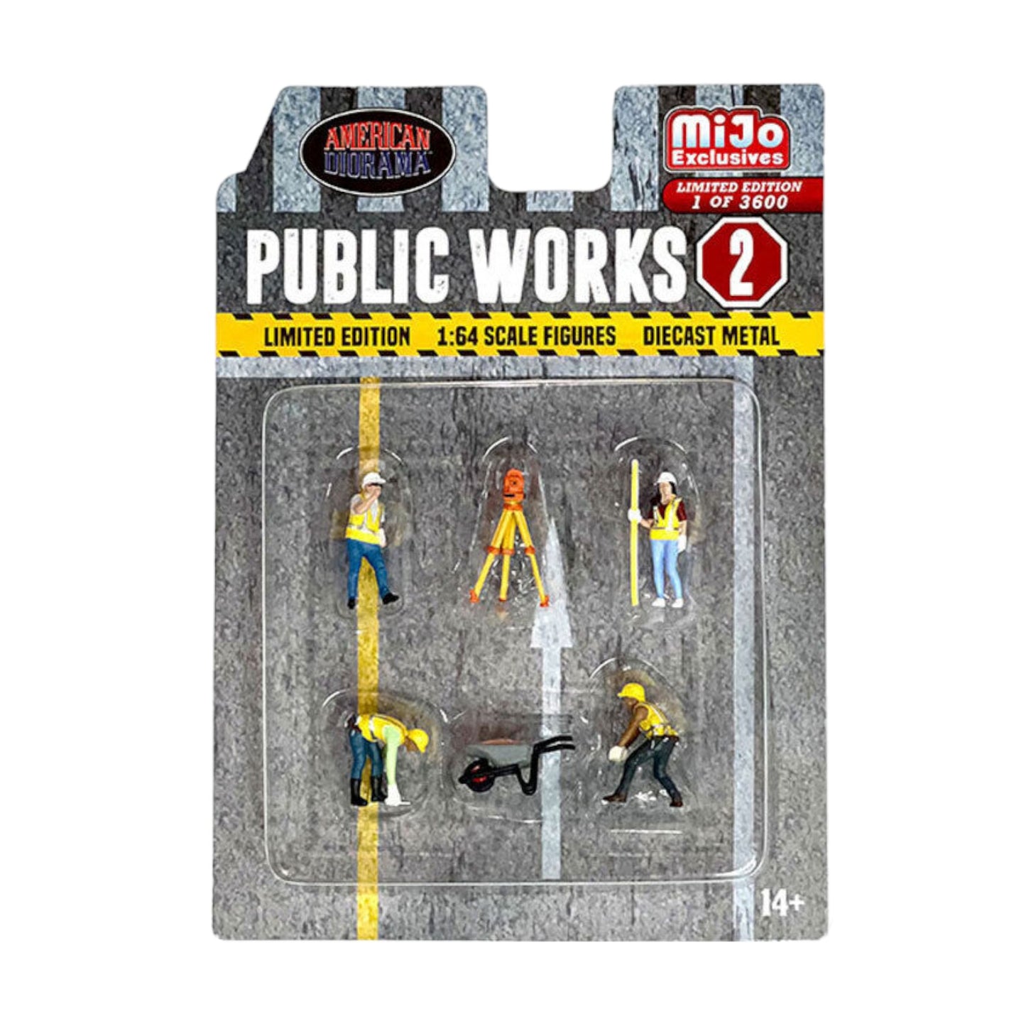 American Diorama - Public Works Figure Set #2 - AD-76519 - Mijo-Exclusive - 1:64