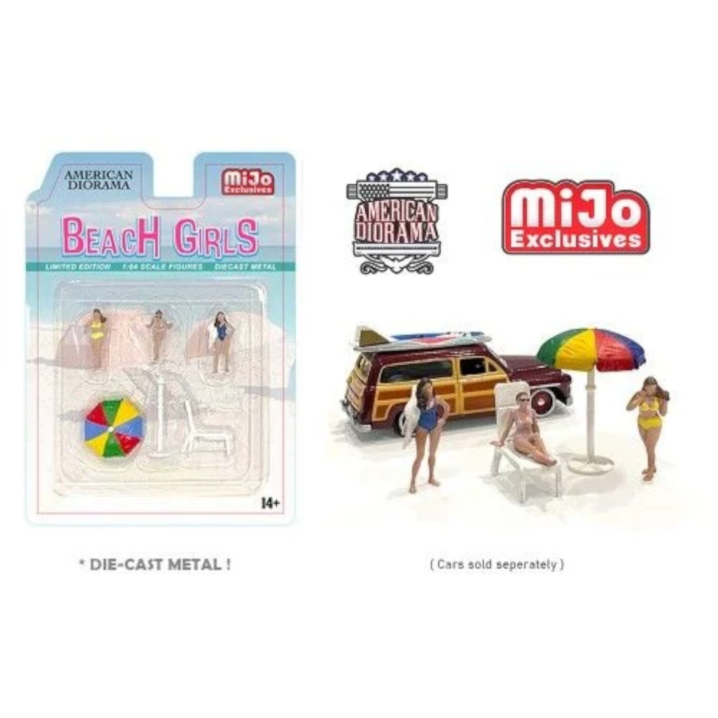 American Diorama - Beach Girls Figure set - AD-76481-MJ - Mijo-Exclusive