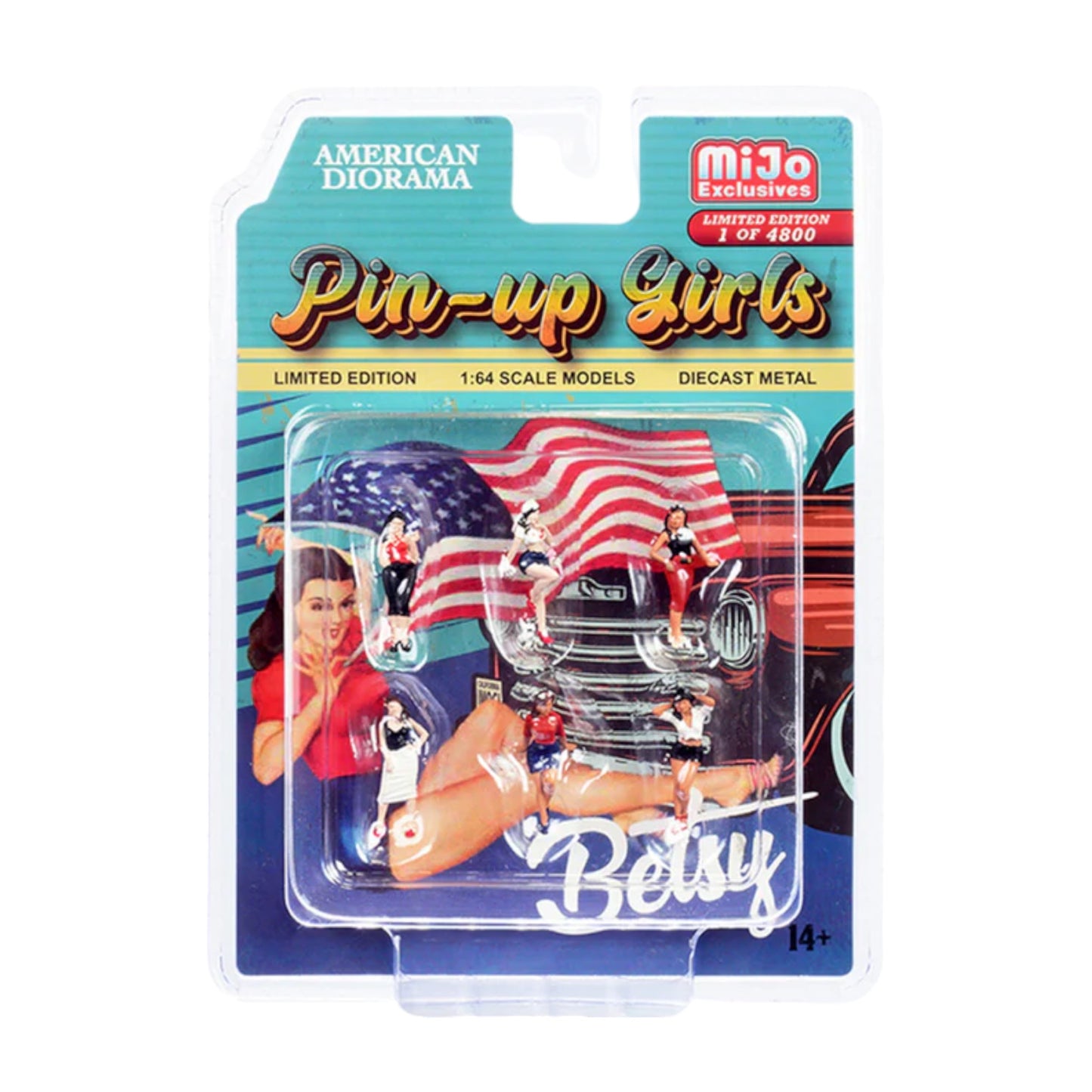 American Diorama - Pin Up Girls Mijo Figure set - AD-76494 - Mijo-Exclusive - 1:64