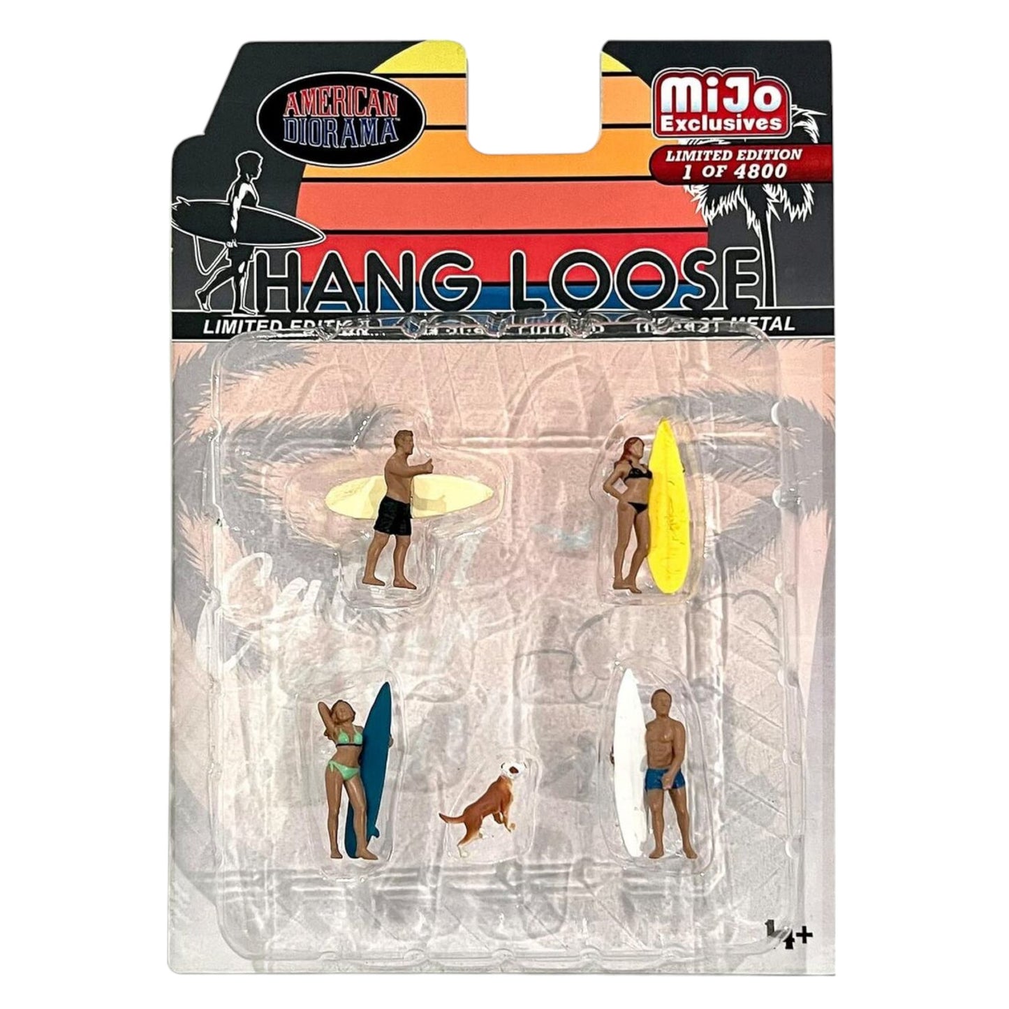 American Diorama - Hang Loose (Beach/Surf) Figure set - AD-76500-MJ - Mijo-Exclusive