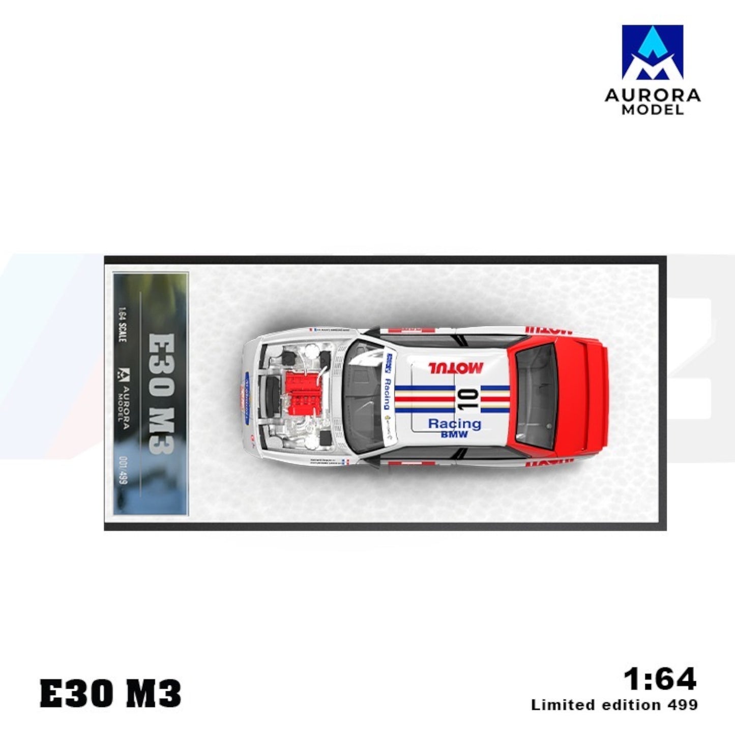 Aurora Models - Pre-Order - BMW M3 E30 - Motul - AM647803