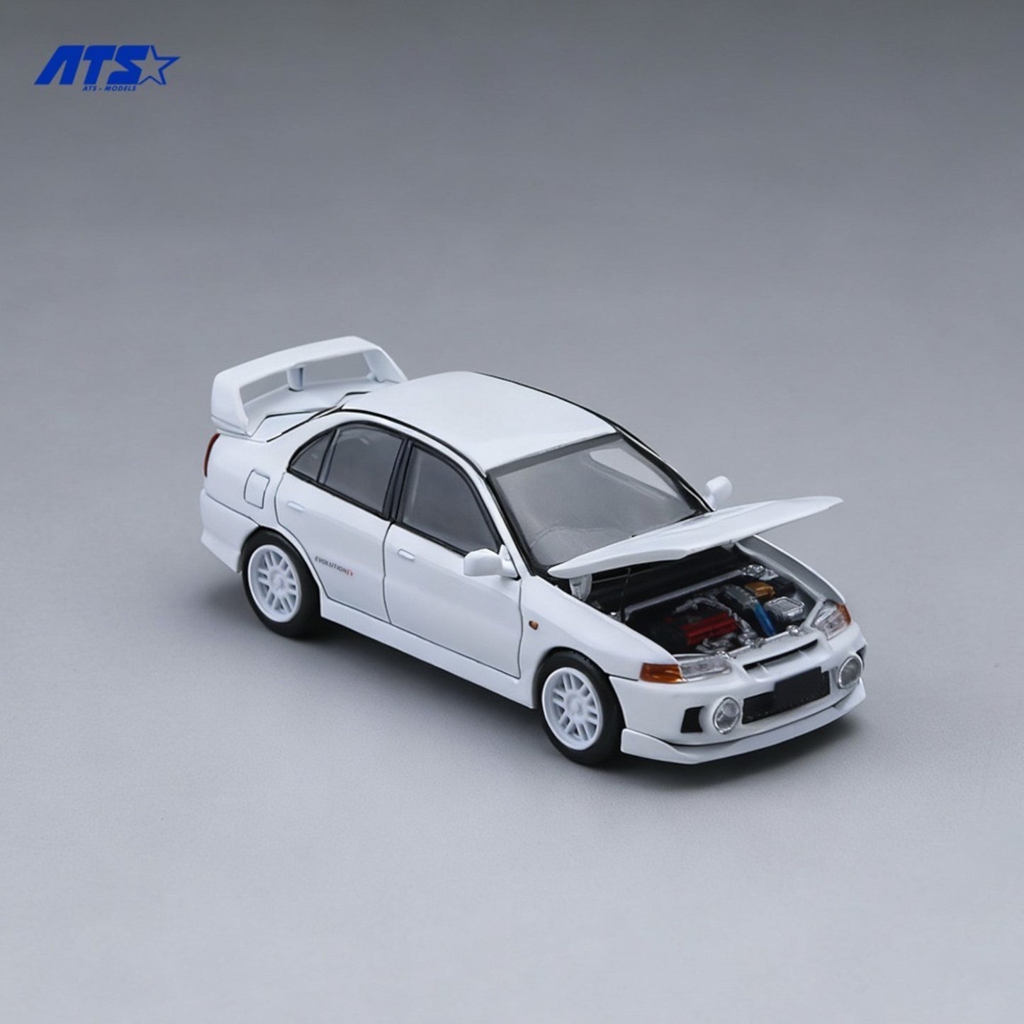 ATS Models - Pre-Order - Mitsubishi EVO IV - White - ATS881001