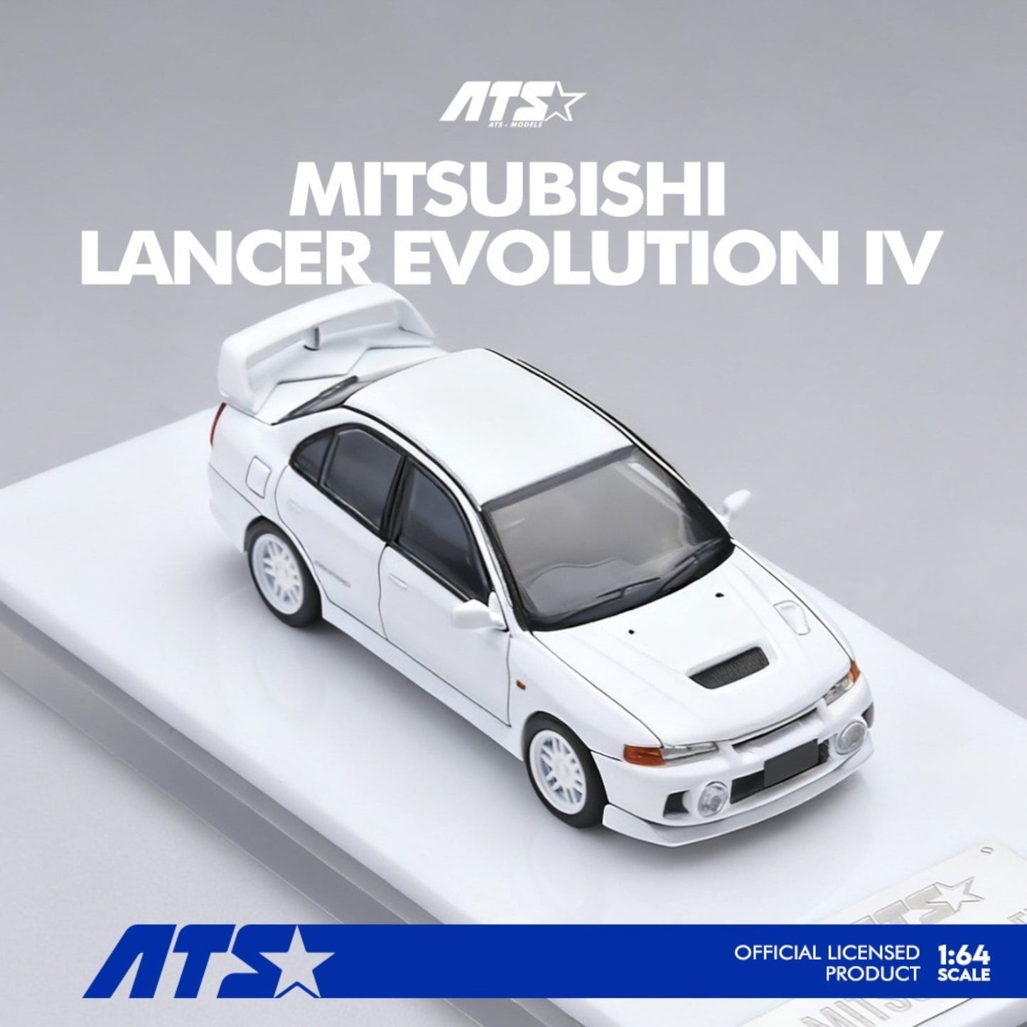 ATS Models - Pre-Order - Mitsubishi EVO IV - White - ATS881001