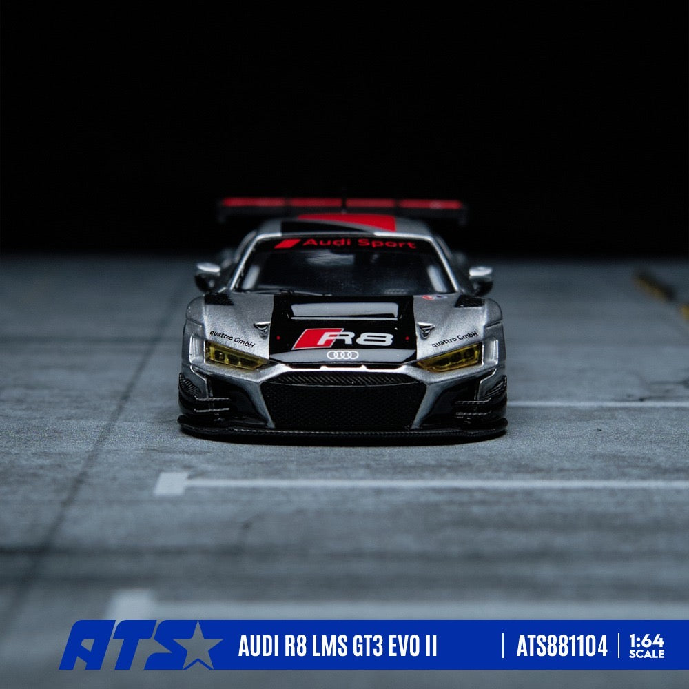ATS Model - Pre-Order - AUDI R8 LMS GT3 EVO II Racing Team Tribute - Silver - ATS881104