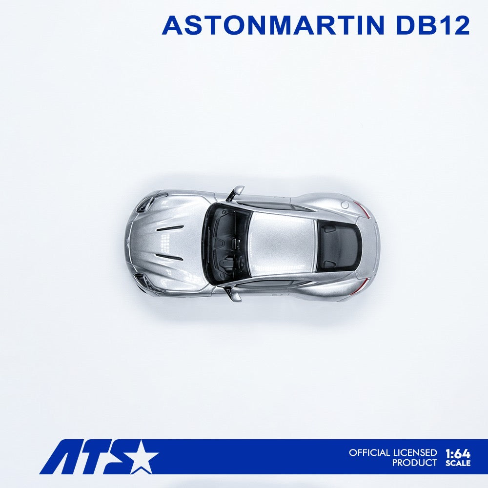 ATS Models - Pre-Order - Aston Martin DB12, Lightning Silver - ATS881307