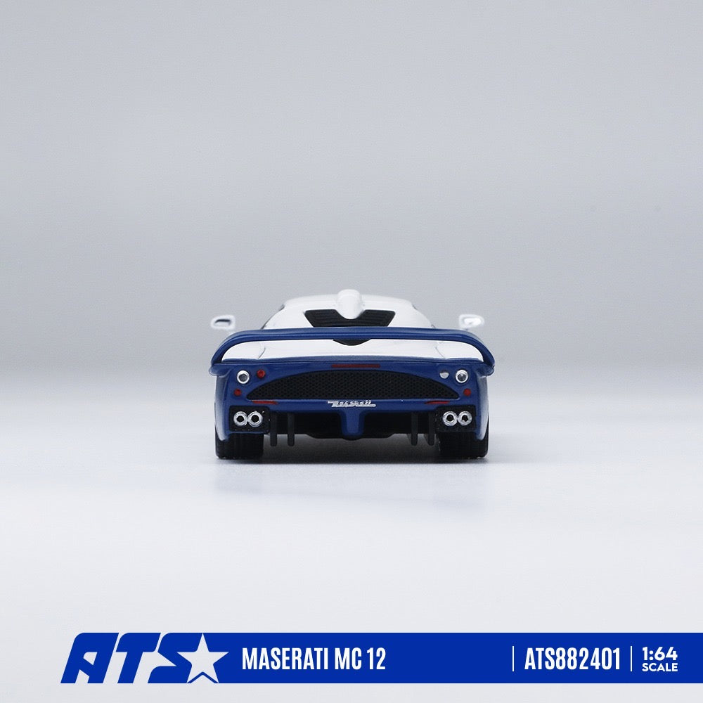 ATS Model - Pre-Order - Maserati MC 12, white blue - ATS882401