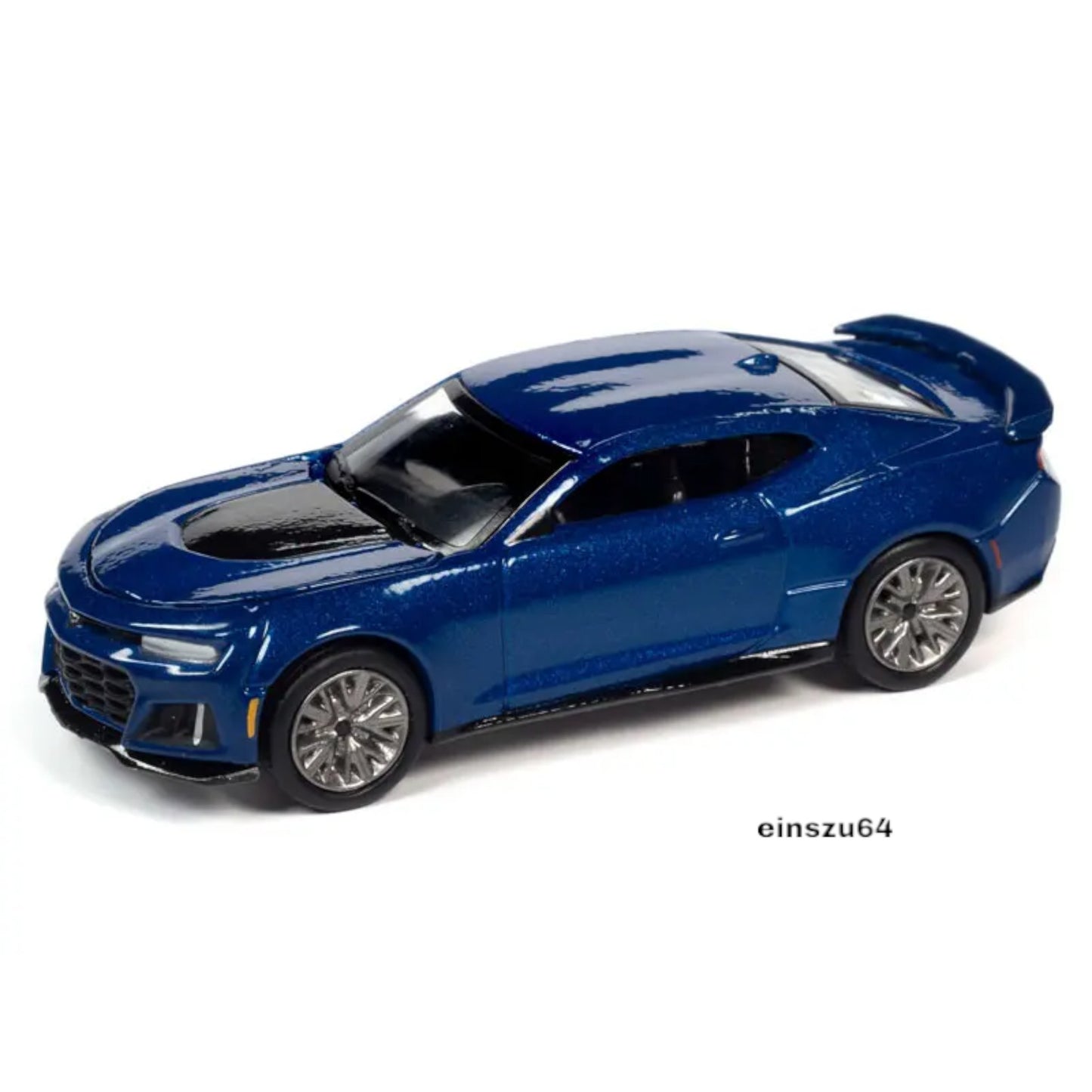 AUTO WORLD - 2018 Chevrolet Camaro ZL1, hyper blue metallic - 1:64 - AWSP059A