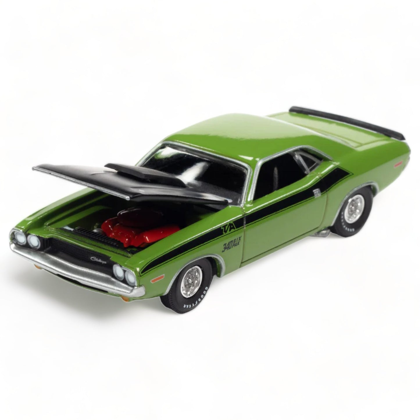 AUTO WORLD - 1970 Dodge Challenger T/A, go green - 1:64 - AWSP086A