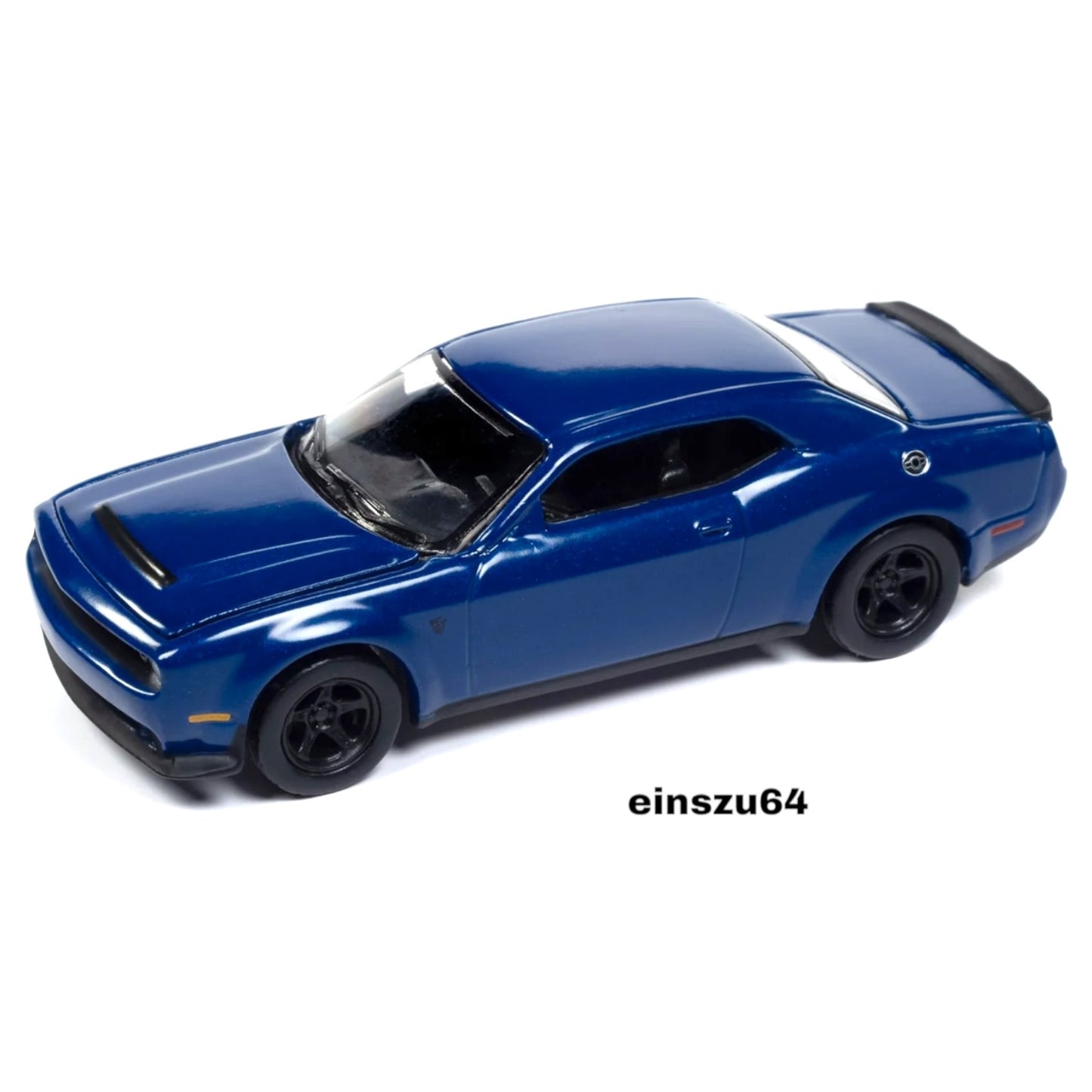 Auto World - 2018 Dodge Challenger SRT Demon, Indiglo blue - Mecum Auctions - 1:64 - AWSP161