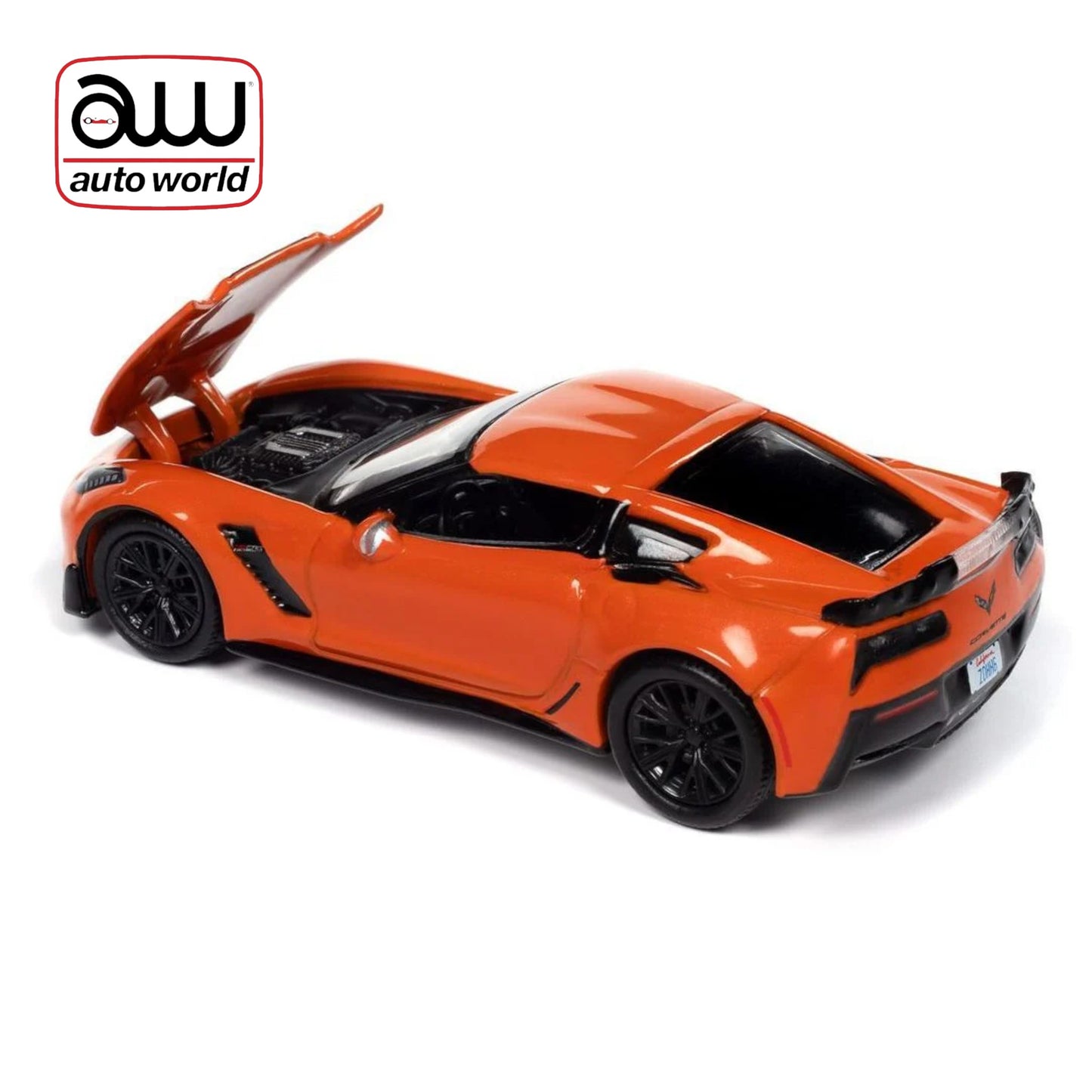 Autoworld - 2019 Chevrolet Corvette Z06, Sebring Orange - 1:64 - AWSP165A
